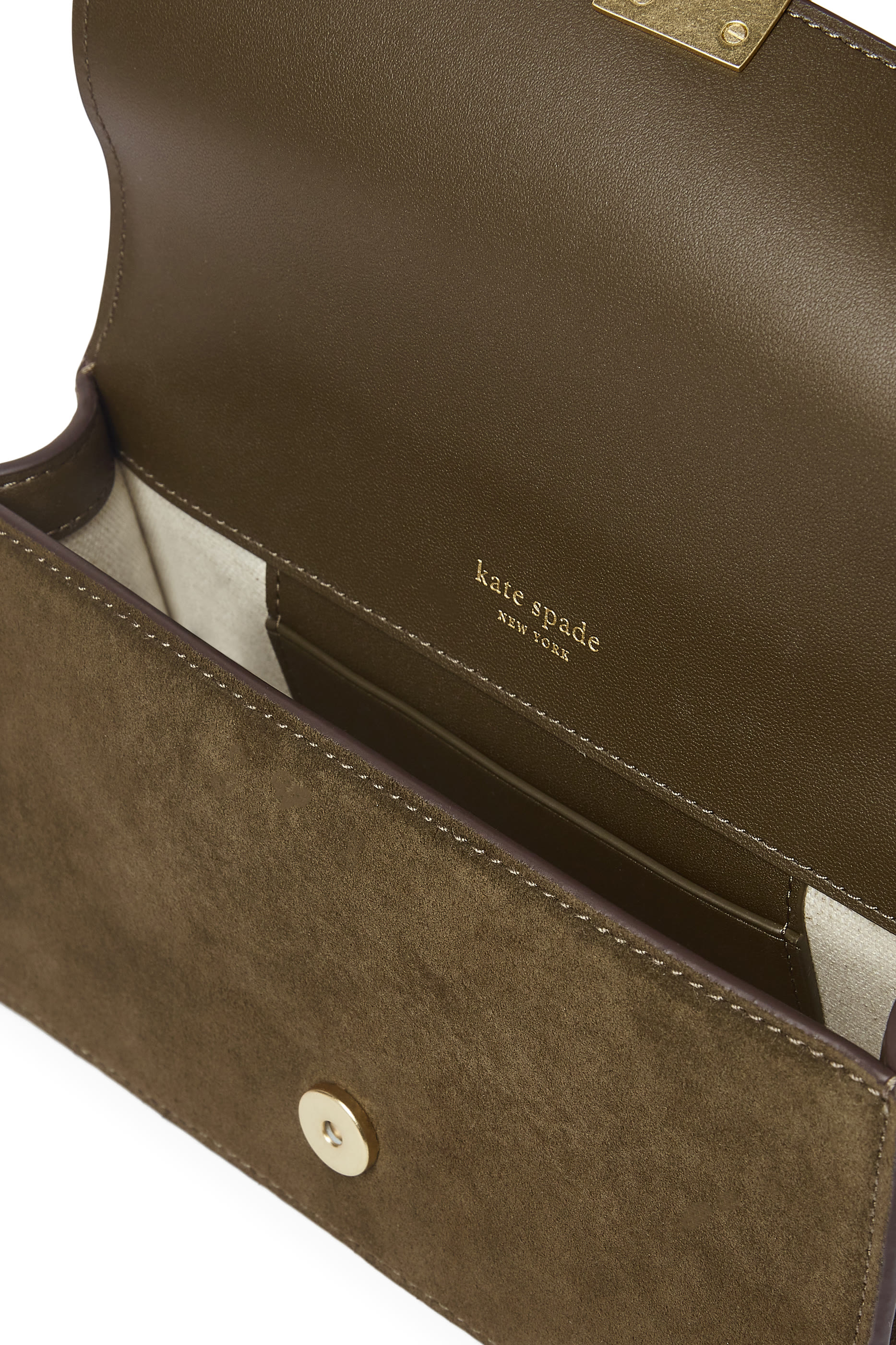  Deco Suede Mini Crossbody Bag 