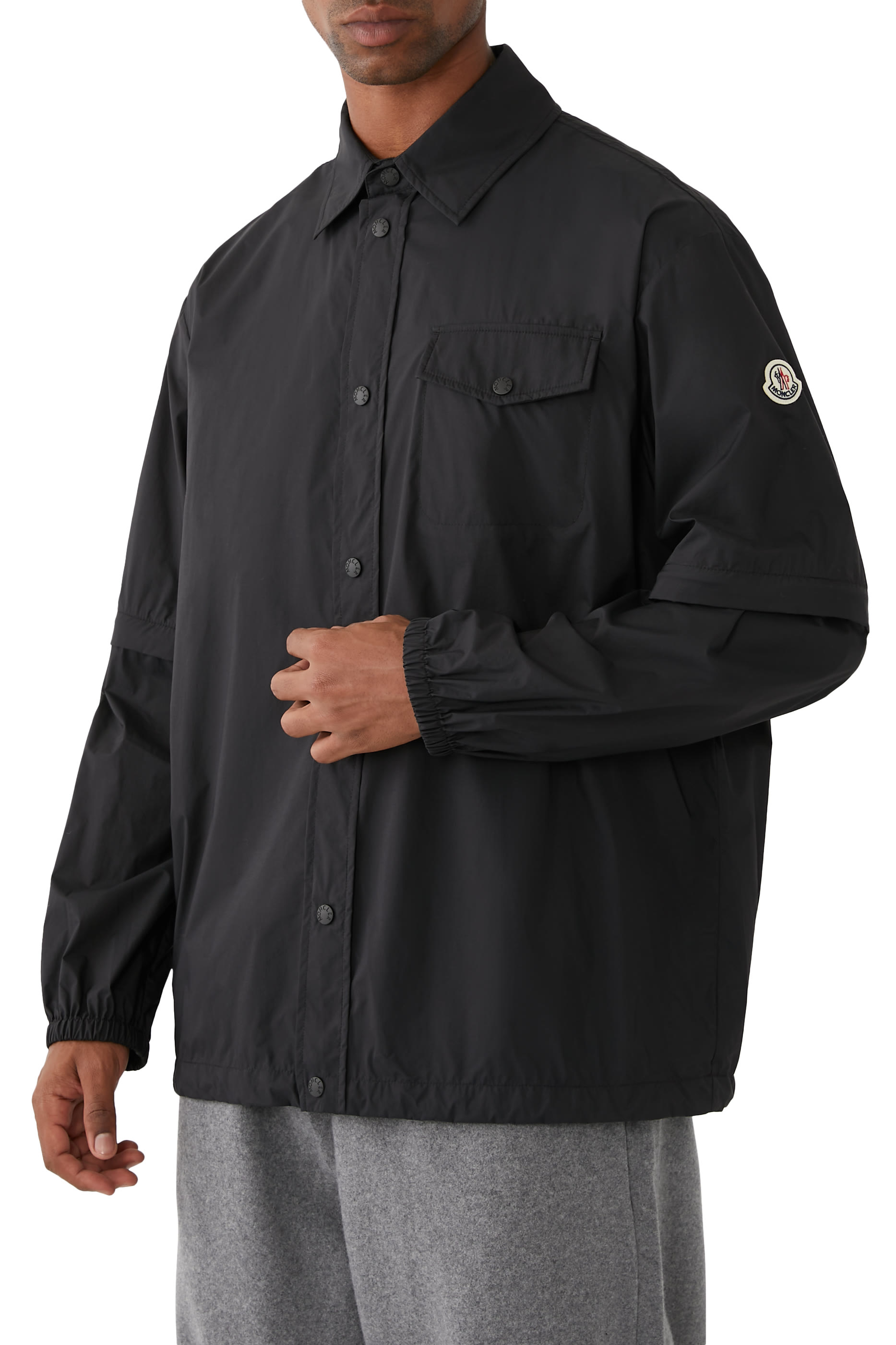 Long Sleeves Nylon Shirt