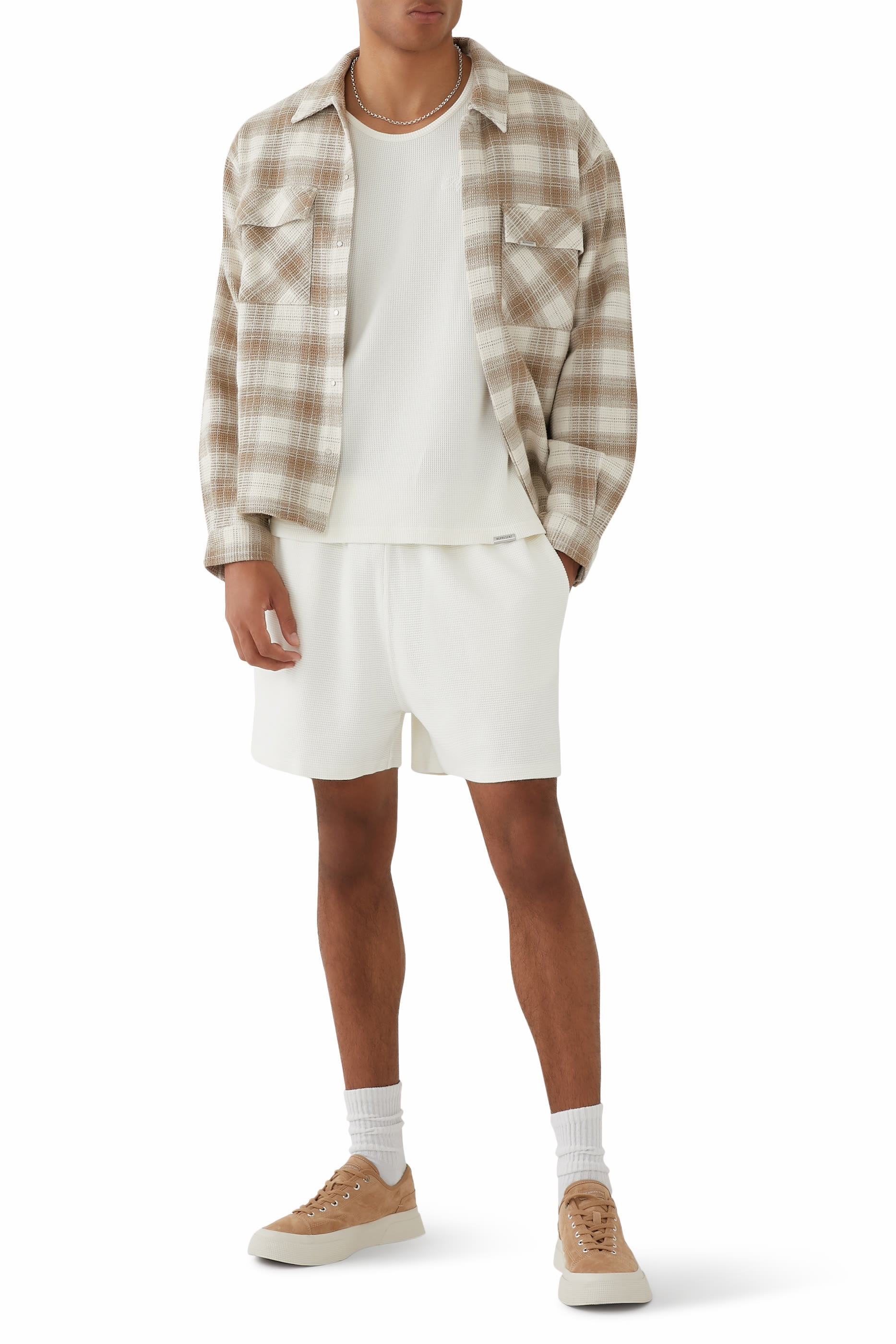 Waffle Flannel Shirt