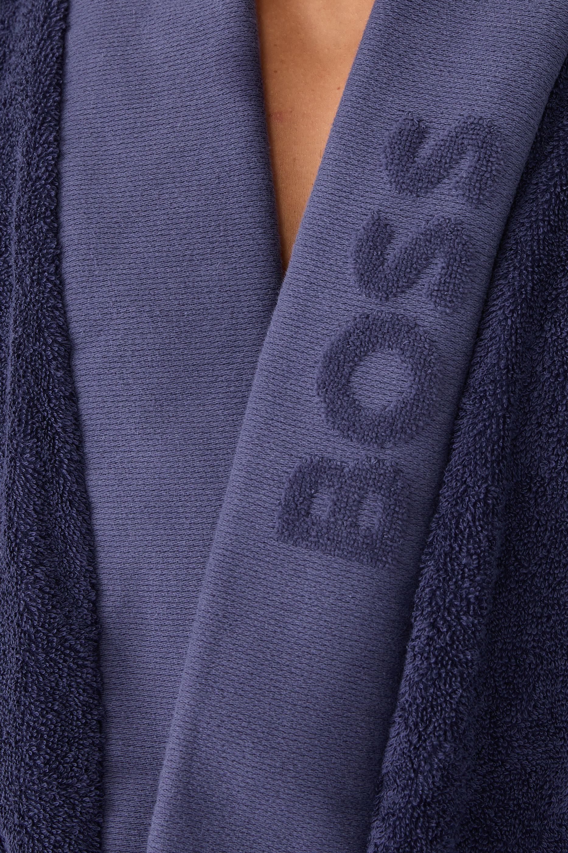 Logo-Lapel Dressing Gown