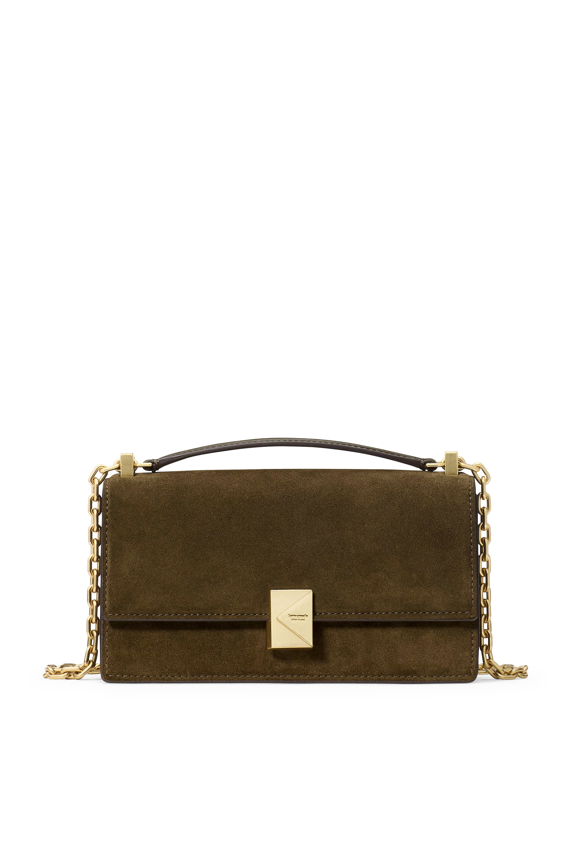  Deco Suede Mini Crossbody Bag 