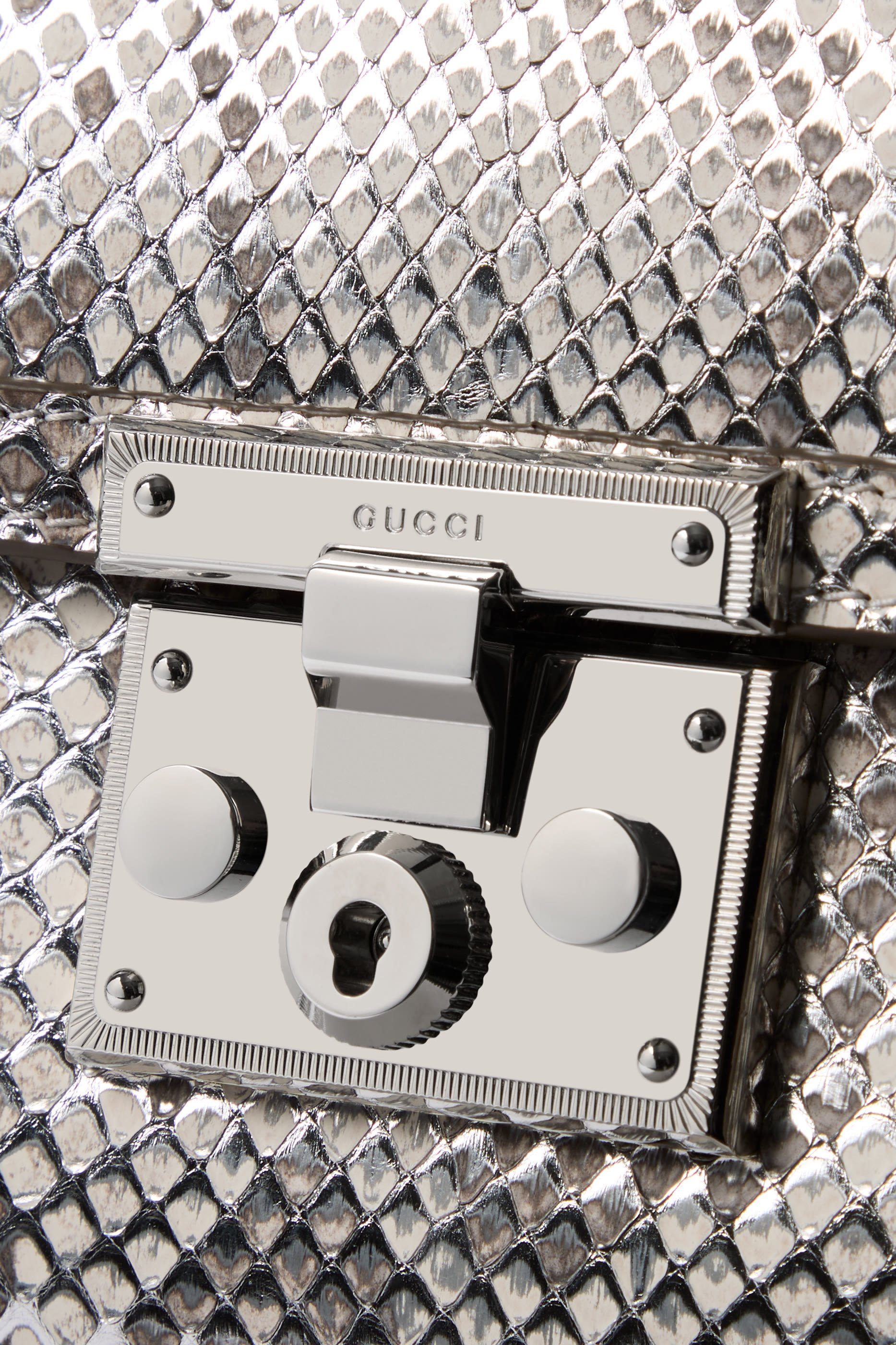 Padlock Python Small Top-Handle Bag