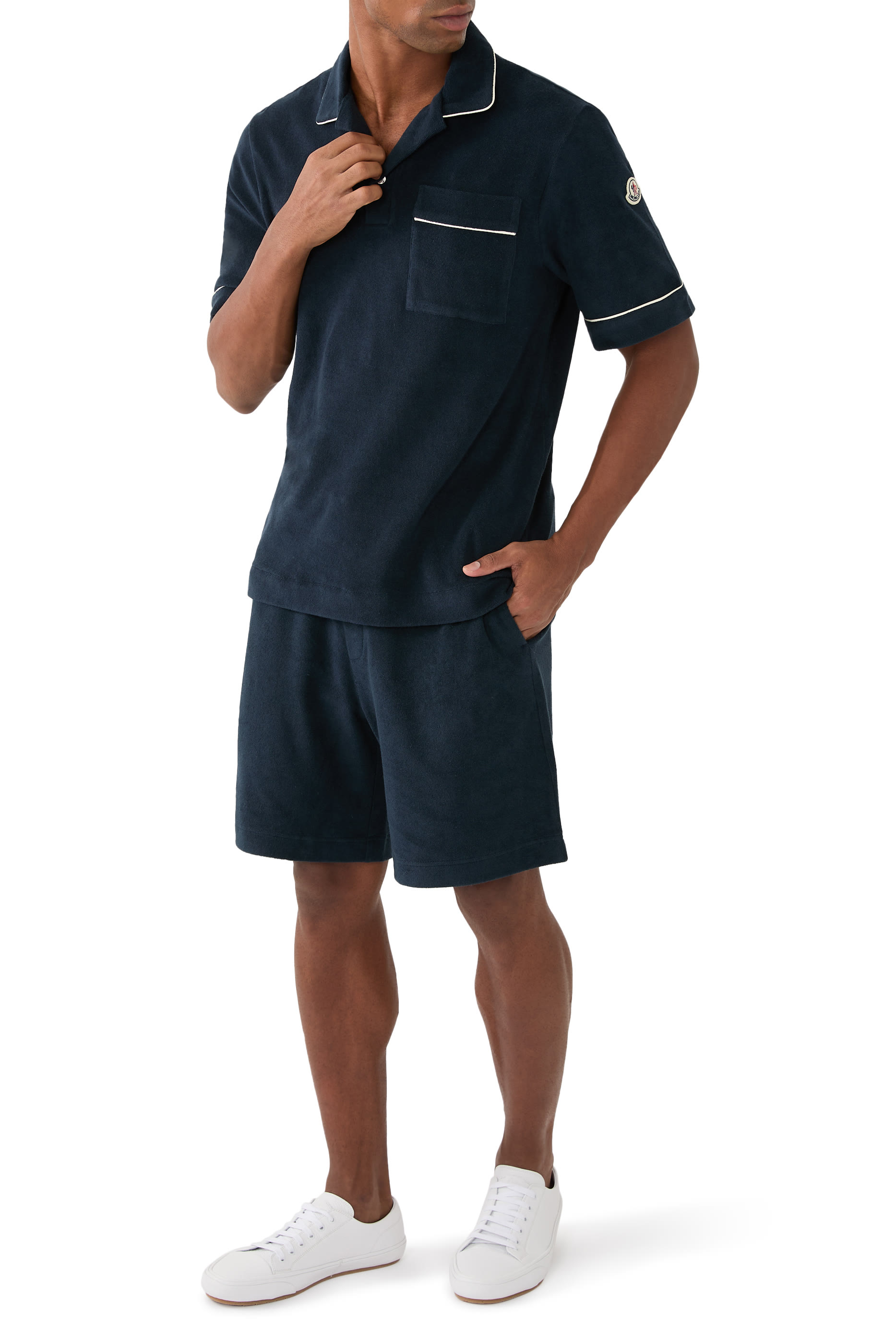 Terry Cloth Polo Shirt