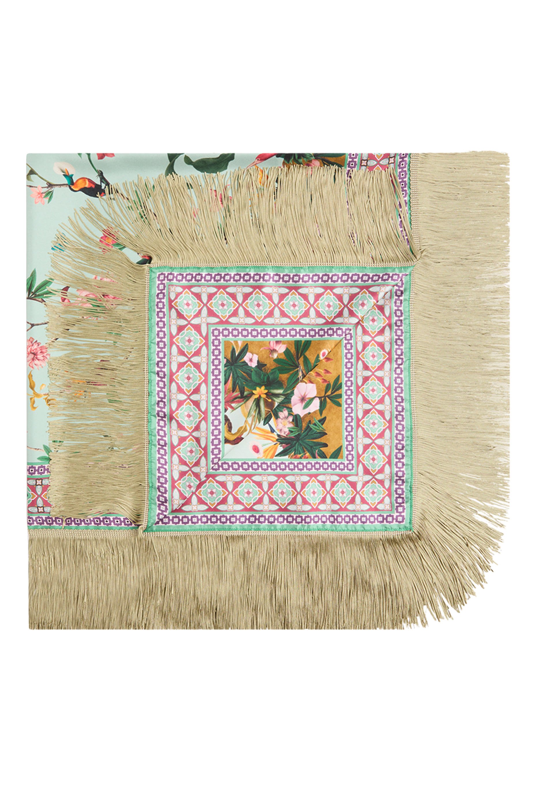 Reversible Fringe Foulard