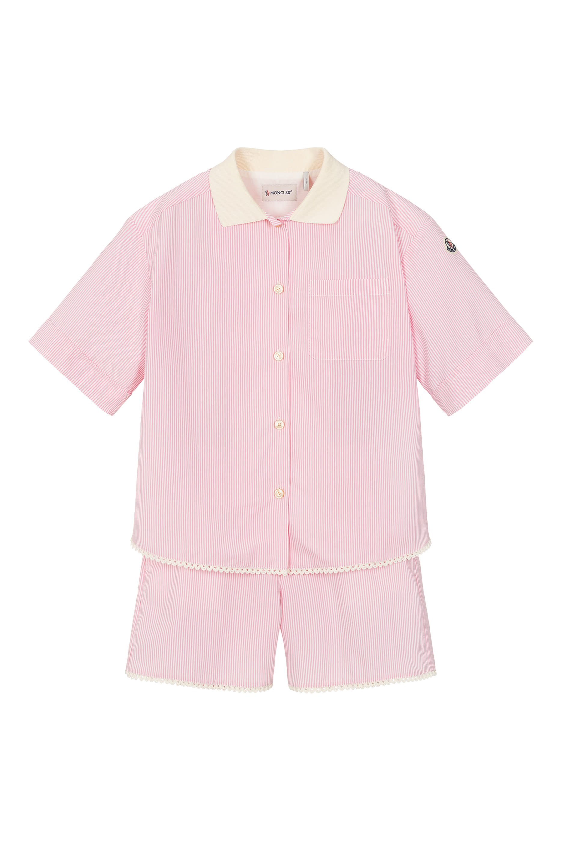 Kids Striped Shirt & Shorts Set