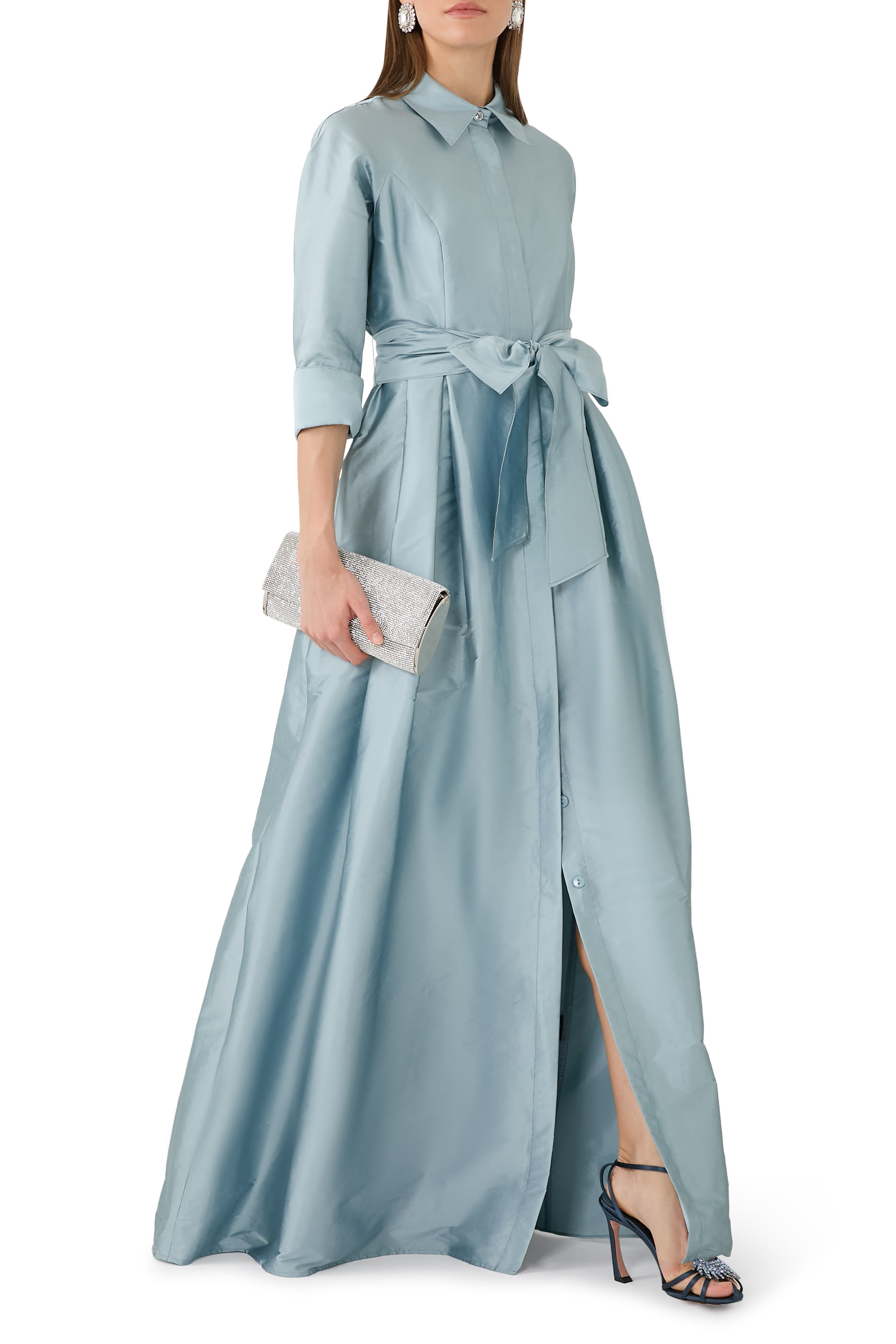 Taffeta Shirt Waist Gown