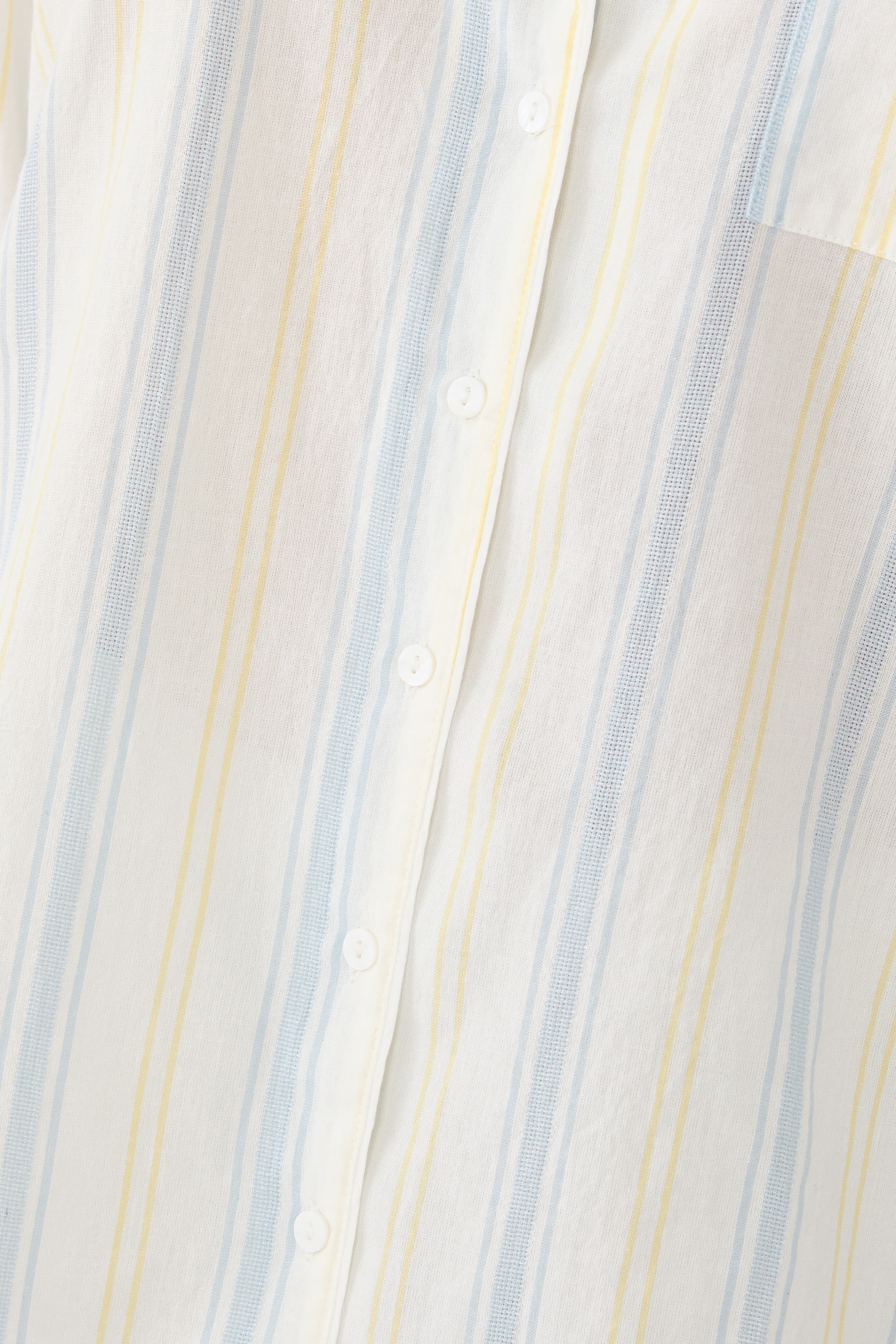  Organic Cotton Stripe Relaxed Pajama Shirt