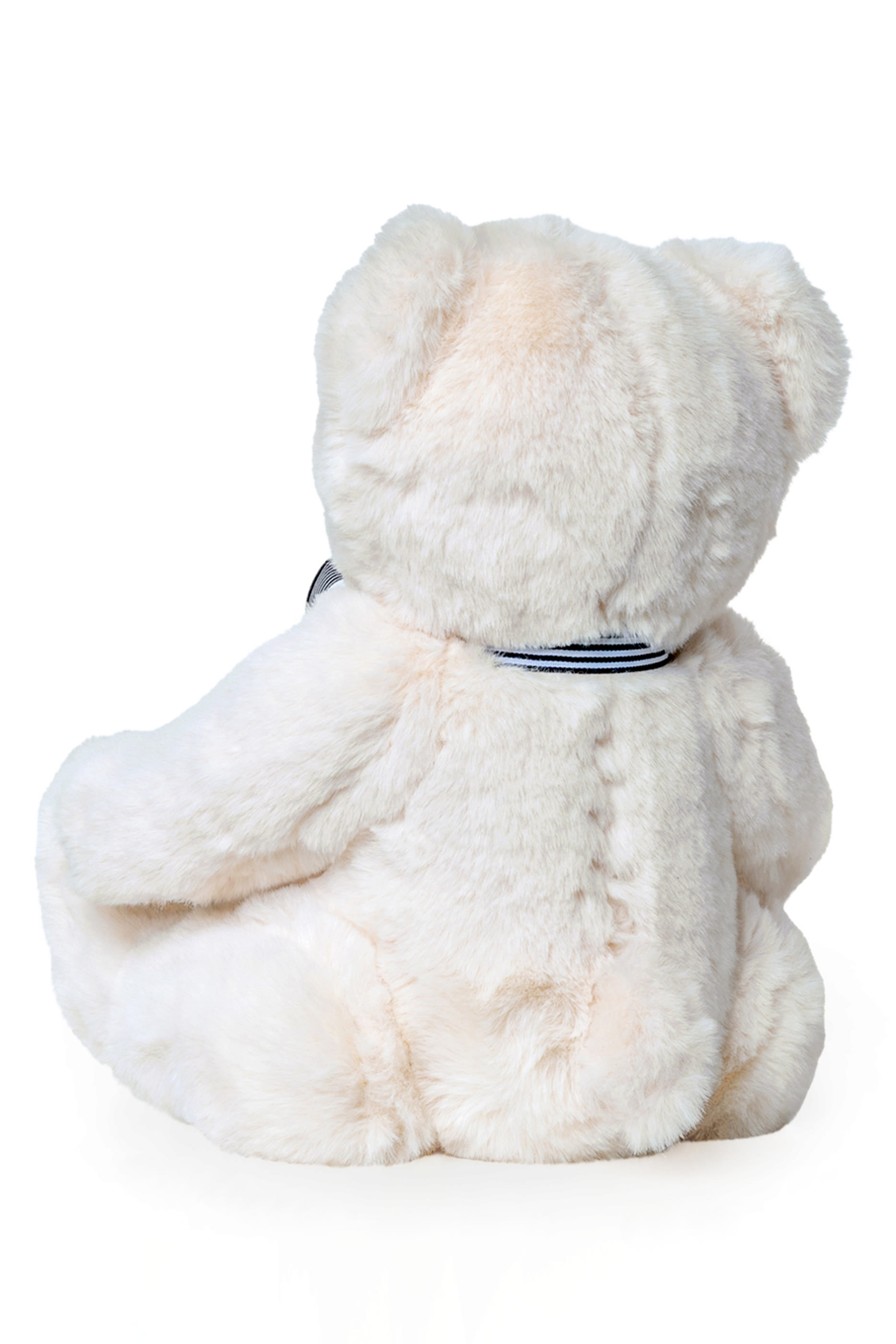 White Bear With Ribbon