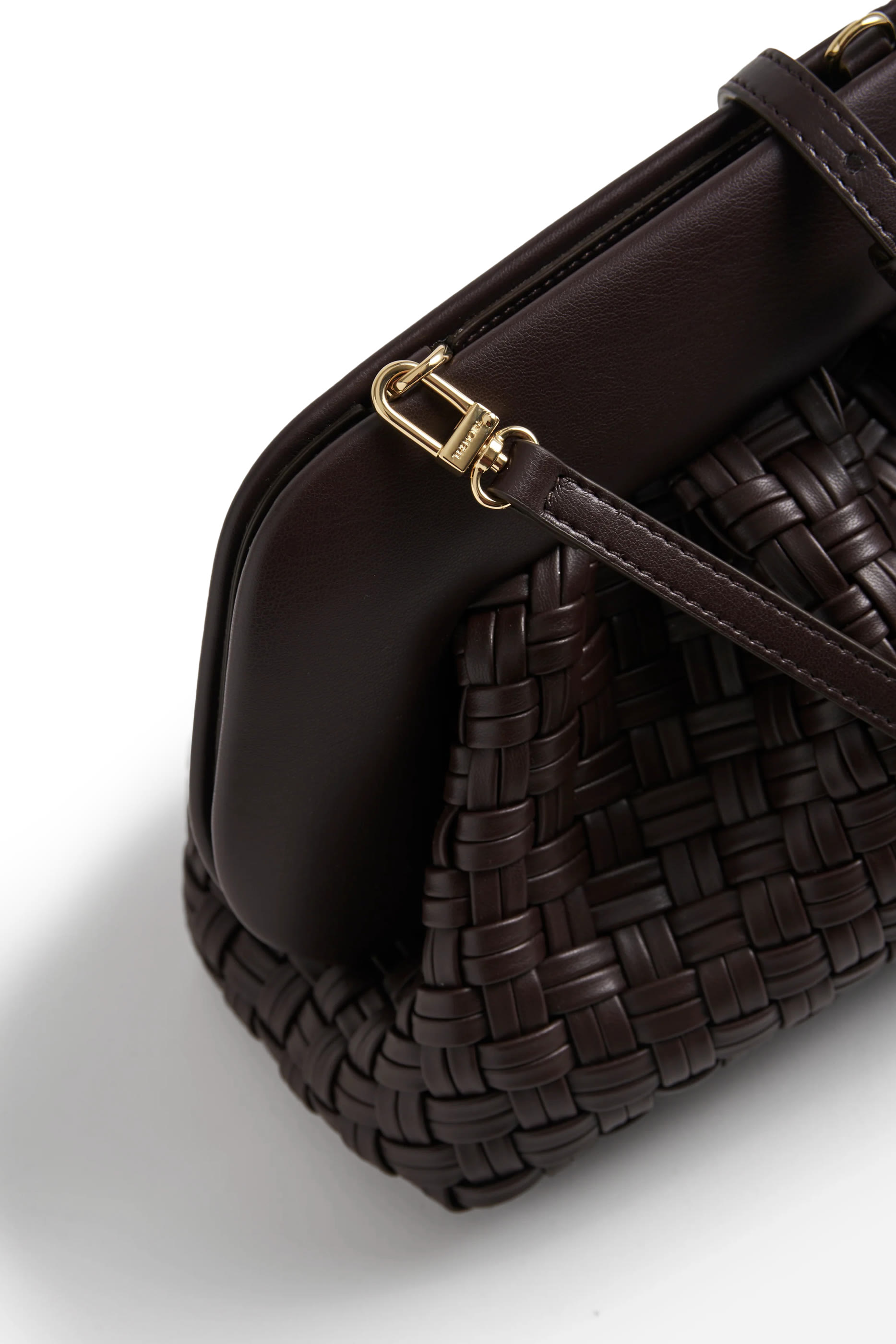 Tia Micro Woven Vegan Clutch Bag