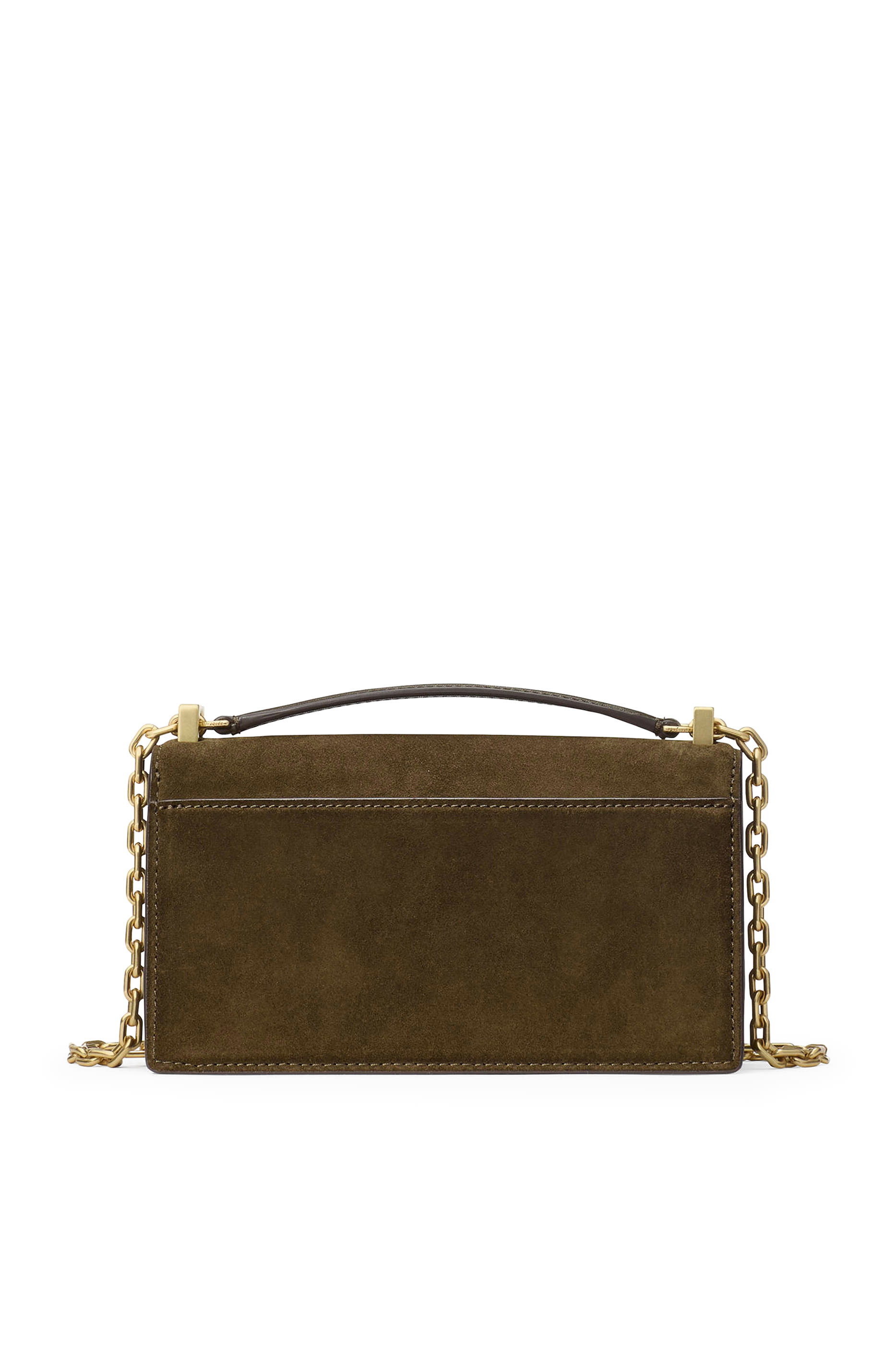  Deco Suede Mini Crossbody Bag 