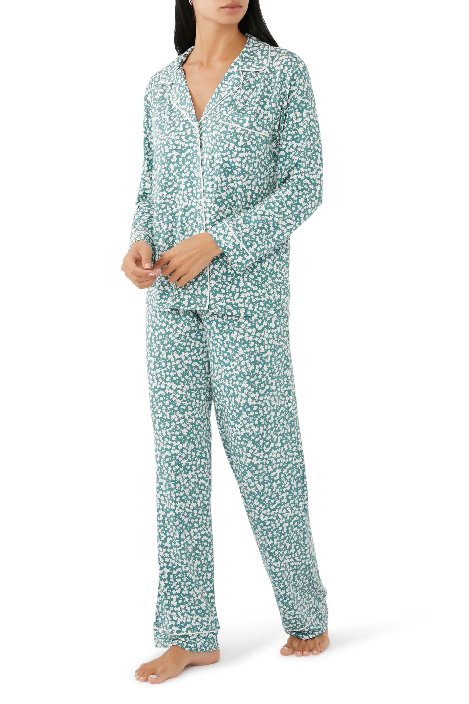 William Printed Pajama Set