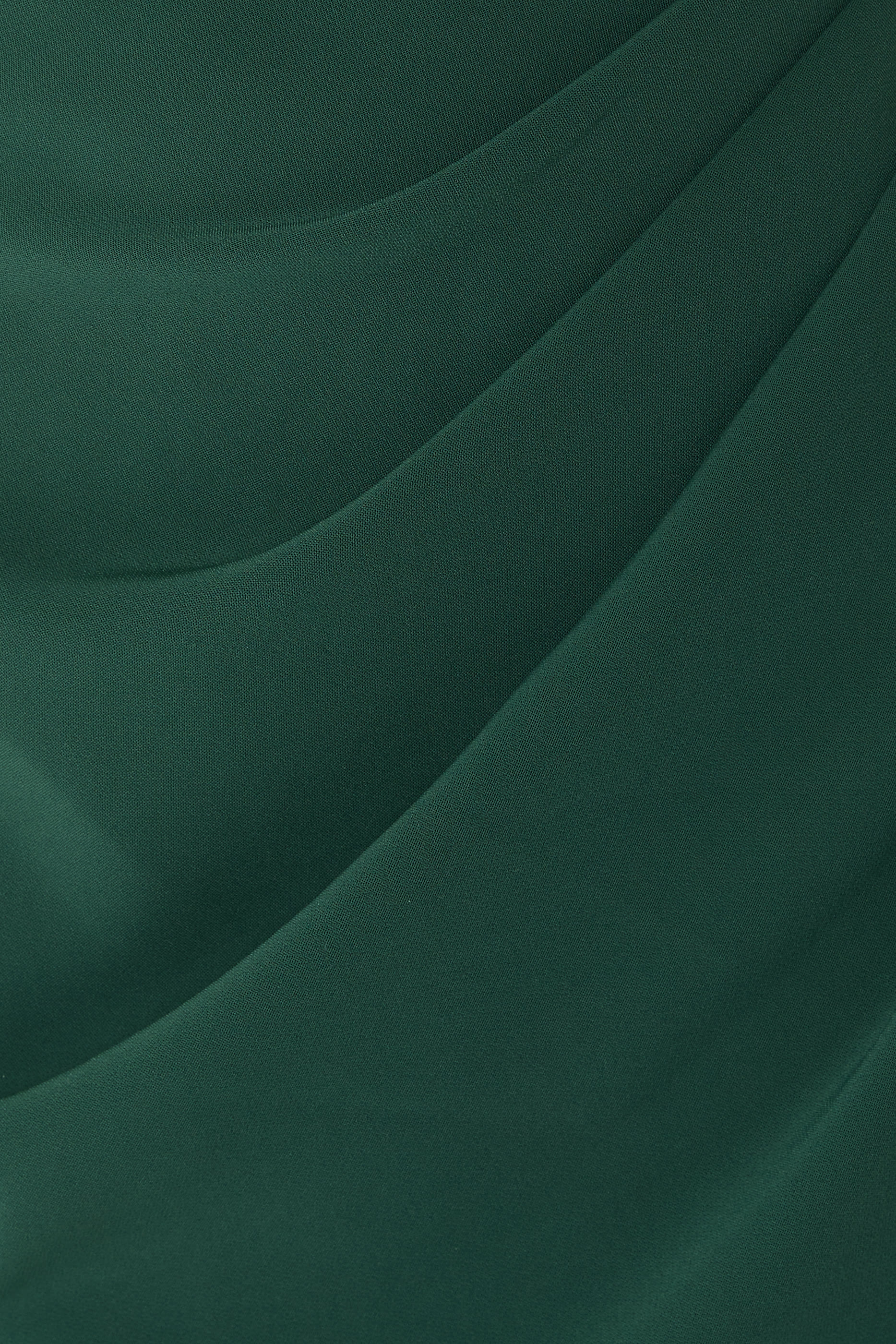 Off-the-Shoulder Ruched Gown with Mermaid Silhouette