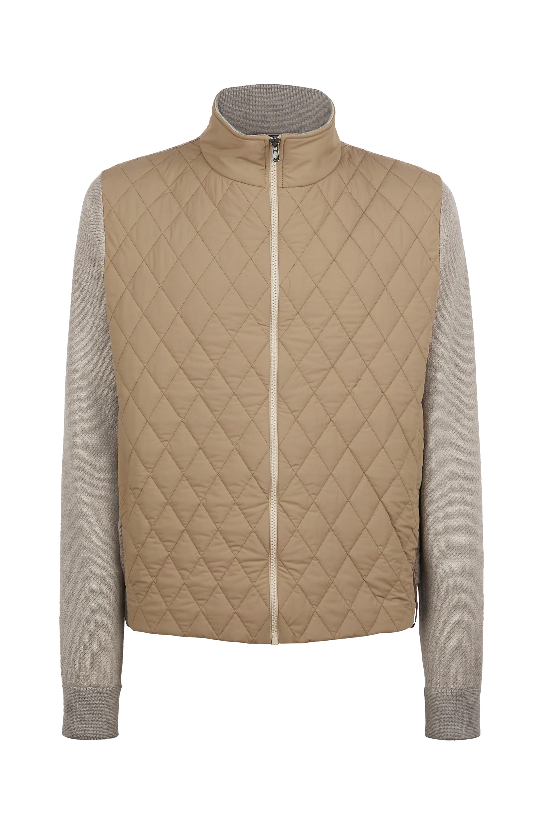 Knitted Padded Cardigan