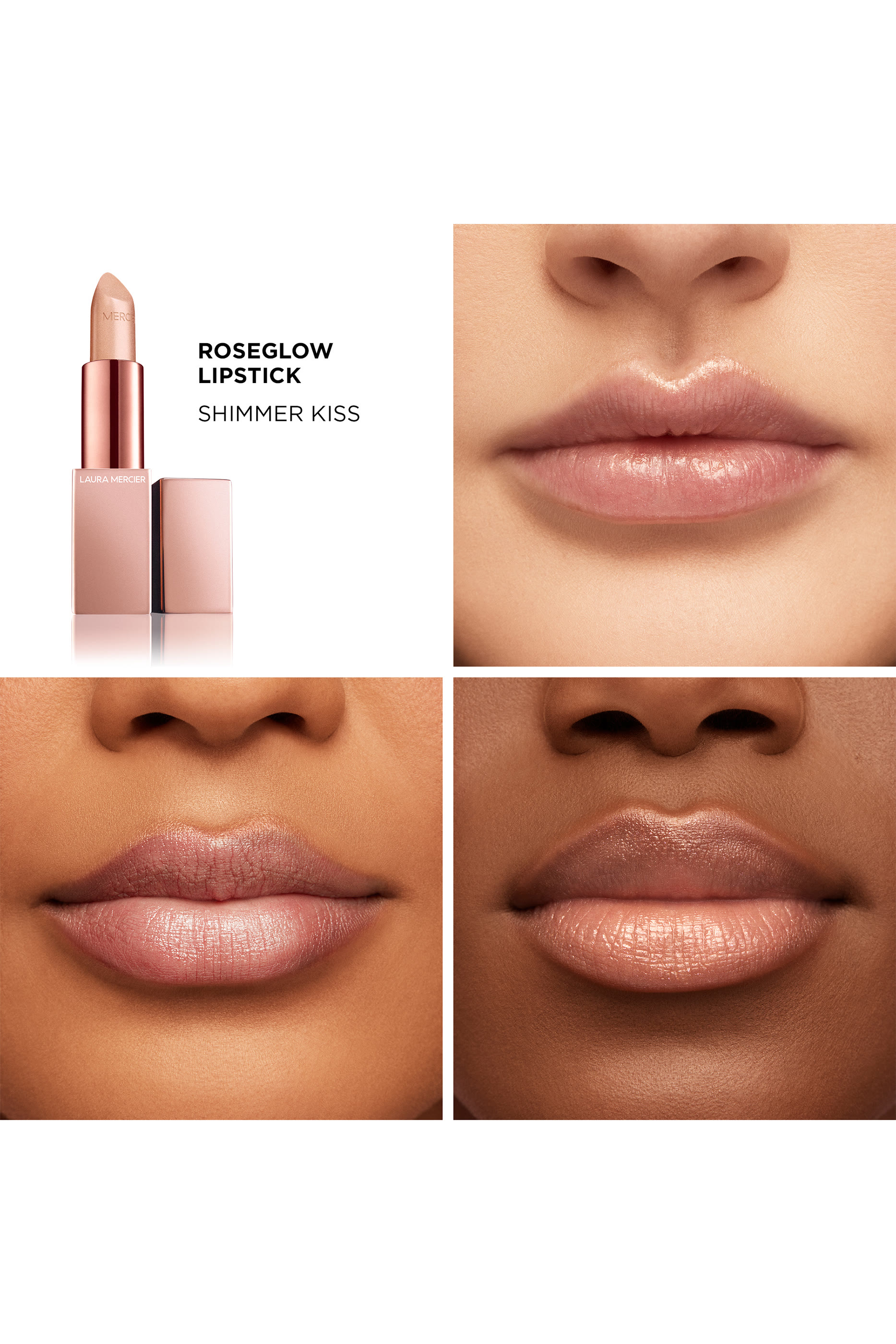 RoseGlow Sheer Lipstick