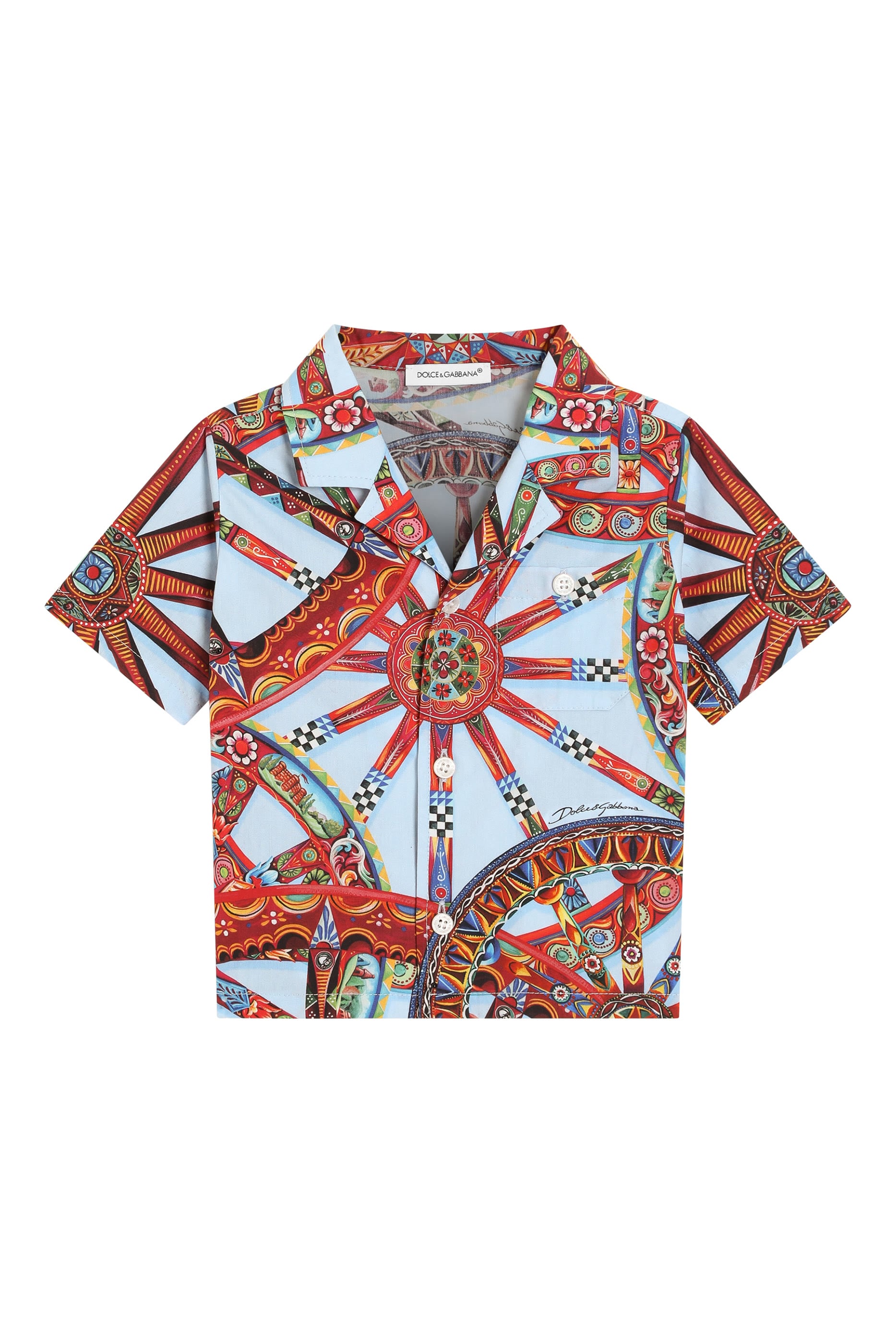Kids Carretto-Print Shirt