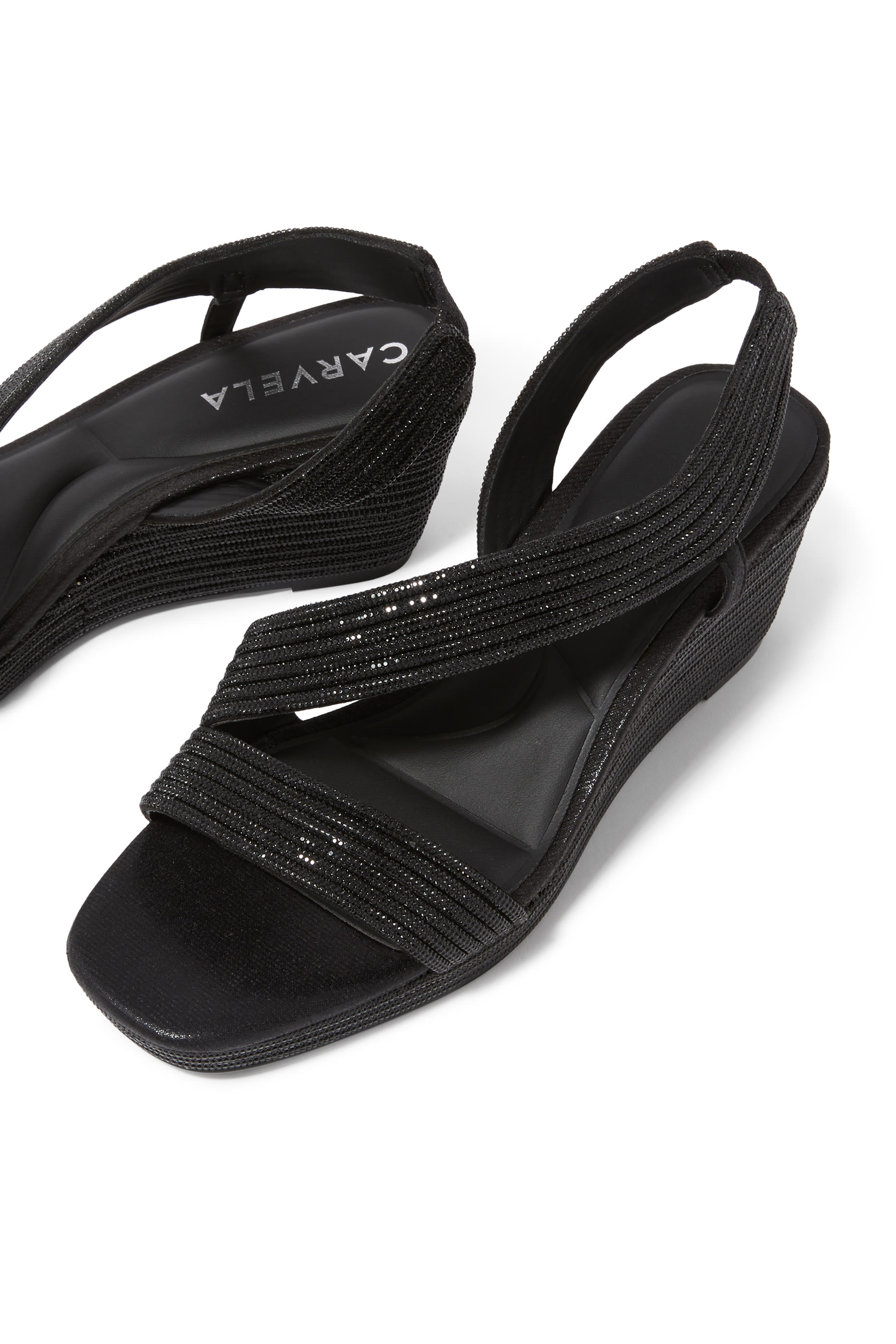 Carvela 70 Gala Wedge Jewel Sandals