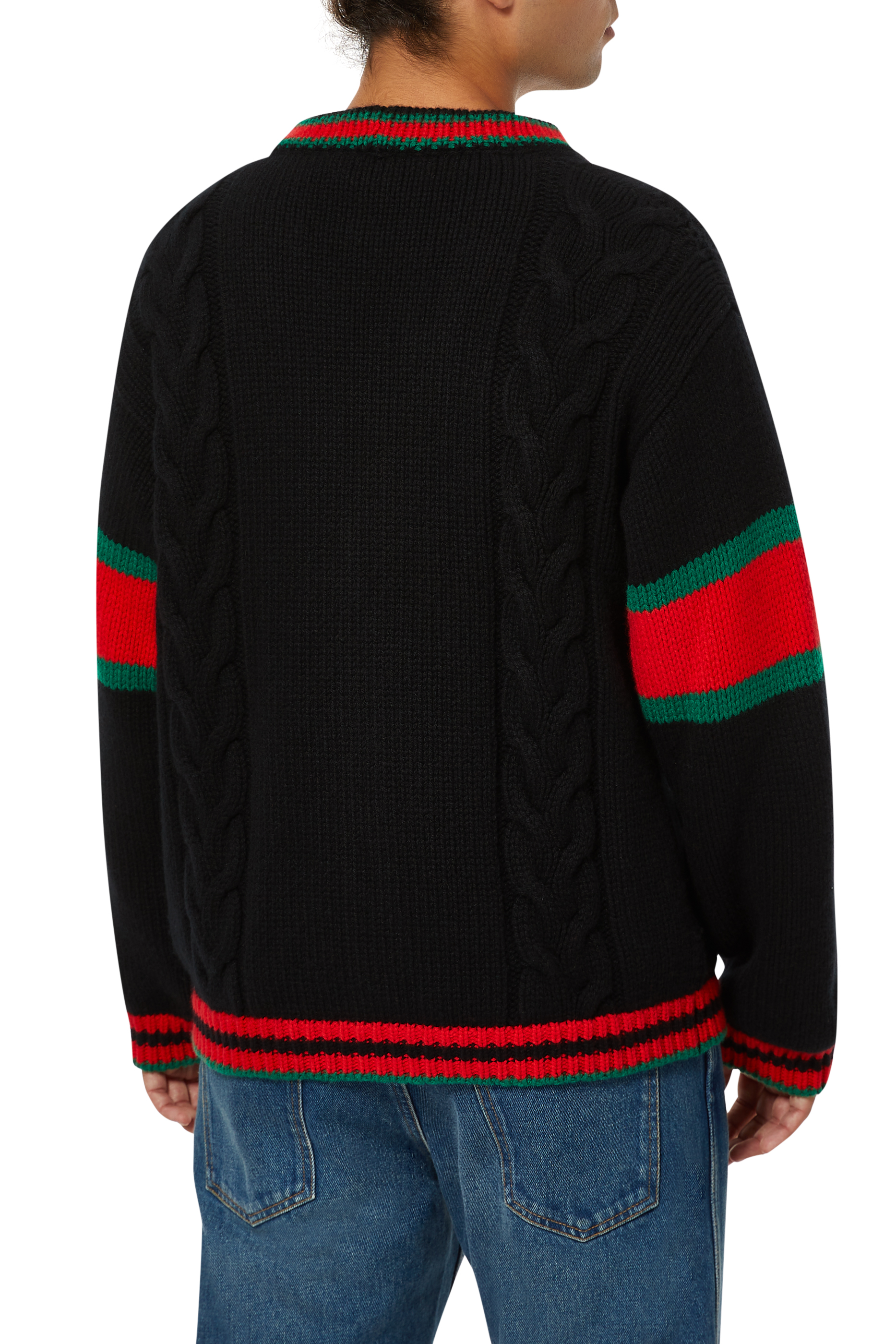 Oversize Cable Knit Cardigan