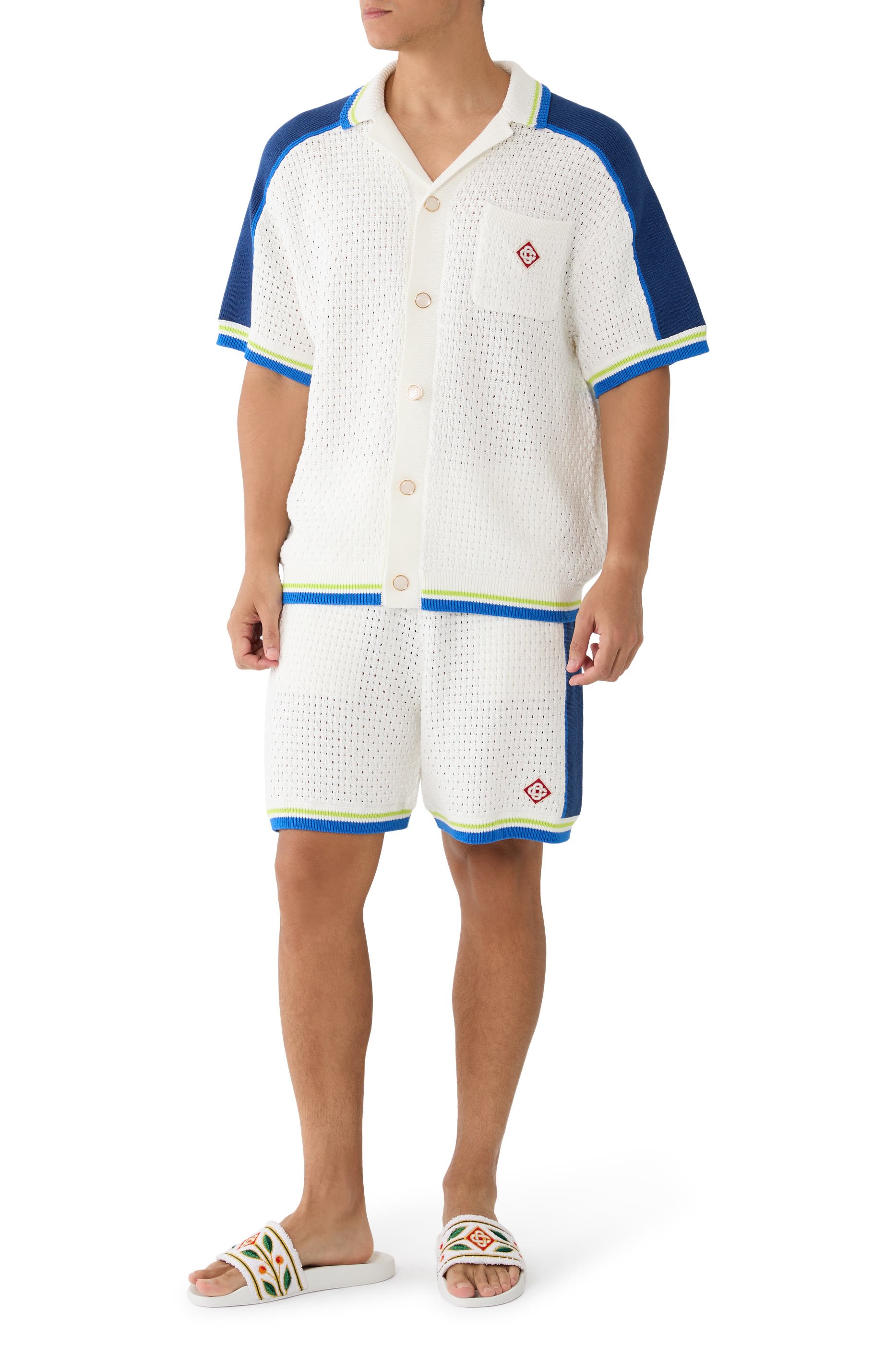 Short Sleeve Crochet Shirt 