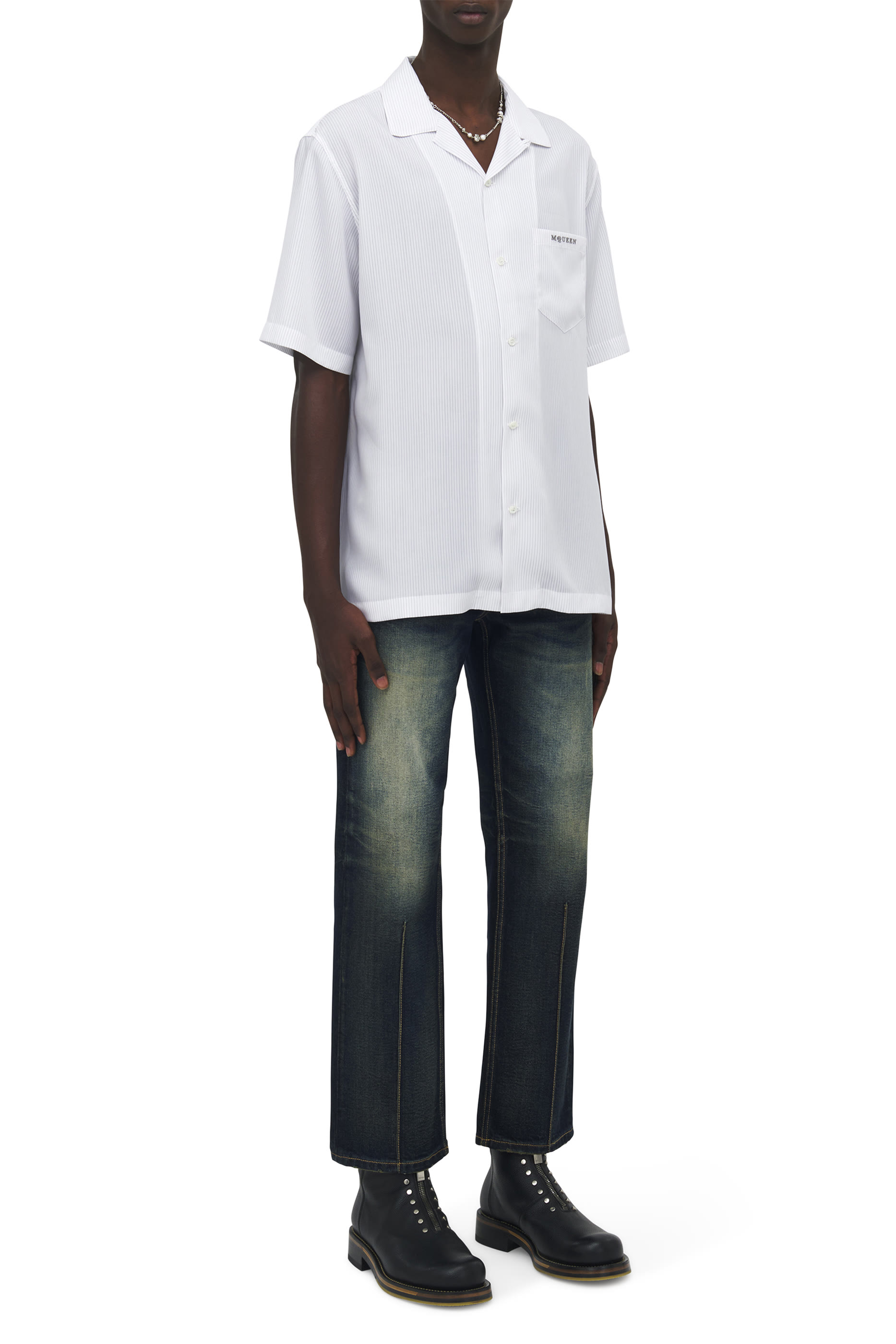 Striped Hawaiian Shirt