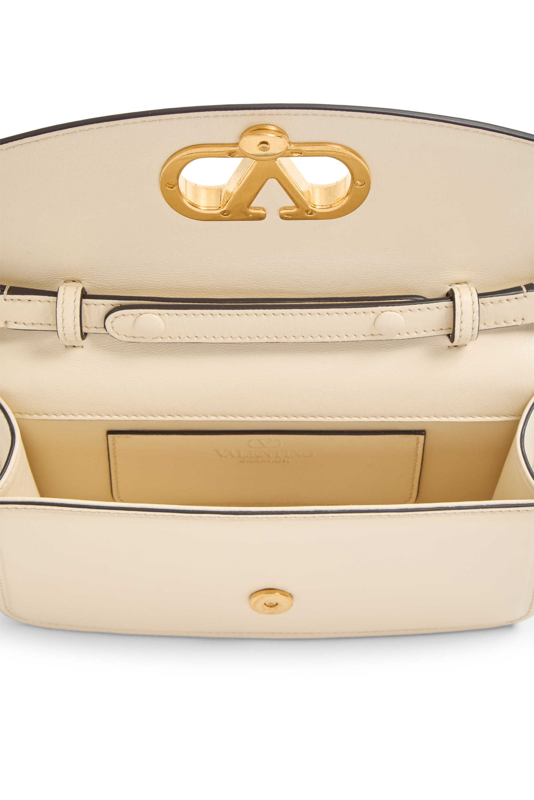 Vain Clutch Bag in Shiny Calfskin Leather