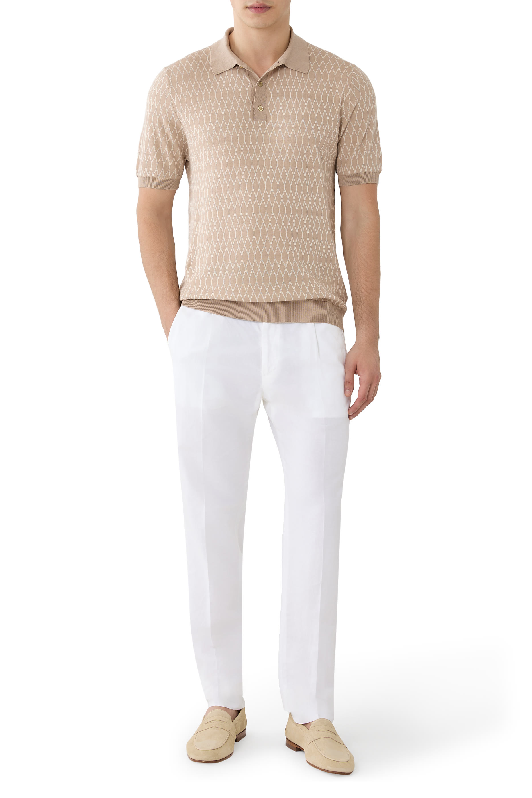 Button-Down Polo Shirt