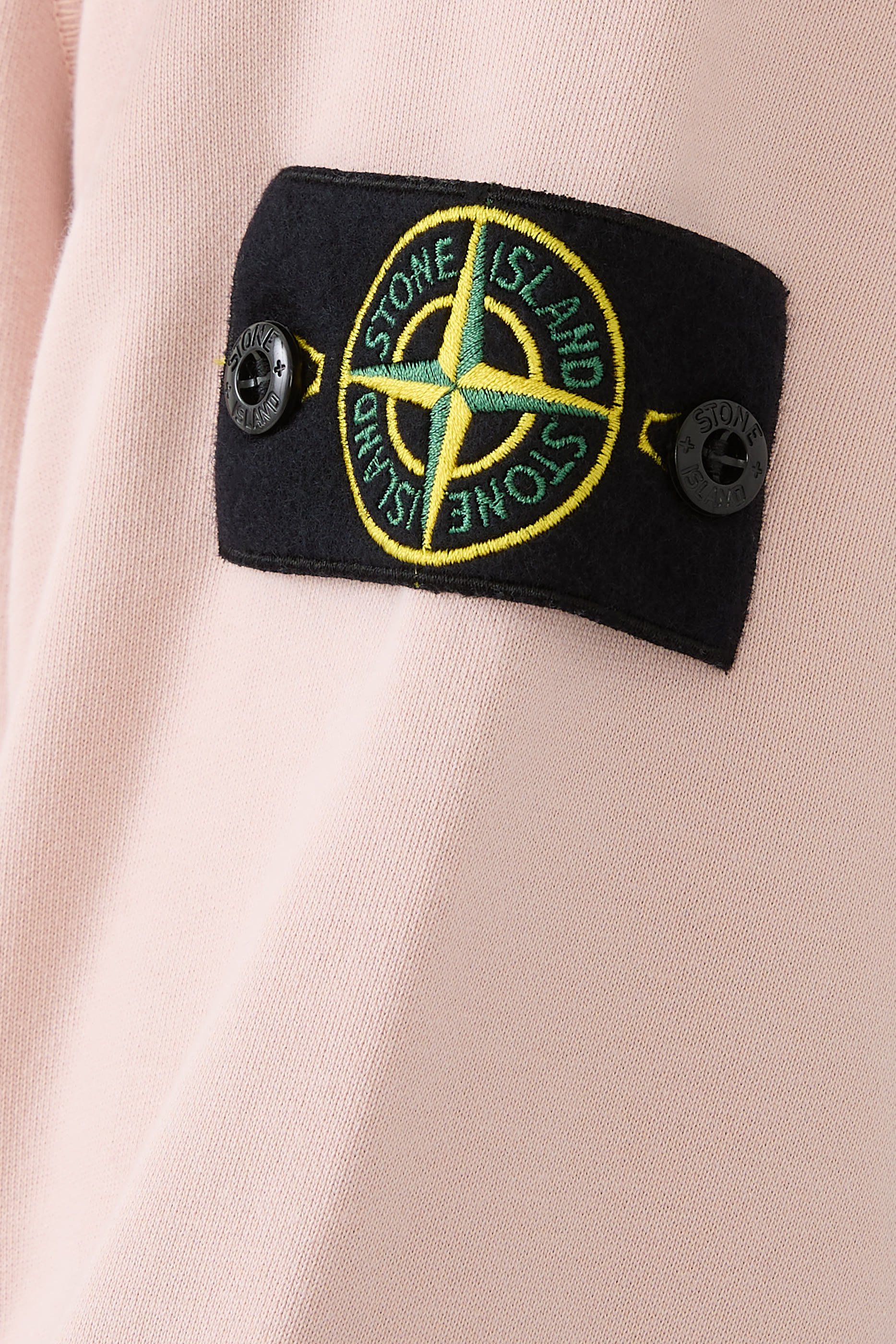 Logo Patch Organic Cotton Fleece Sweatshirt