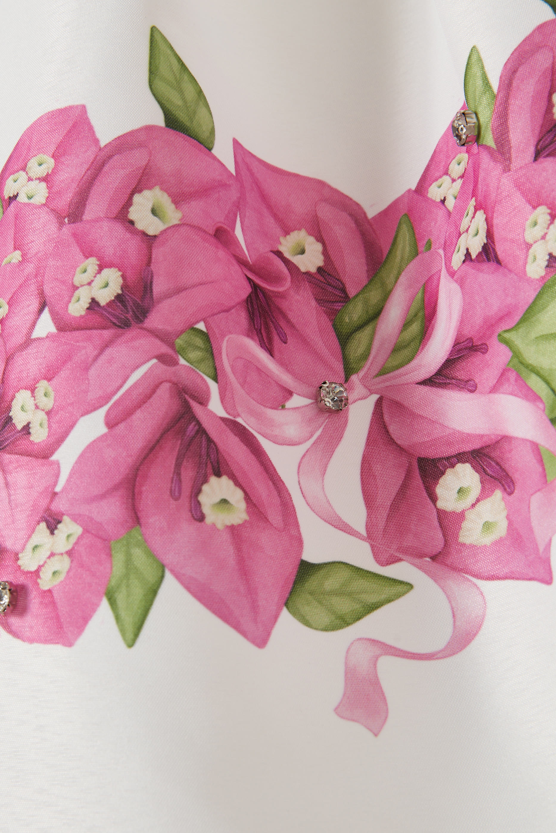 Kids Bougainvillea Crystals Dress