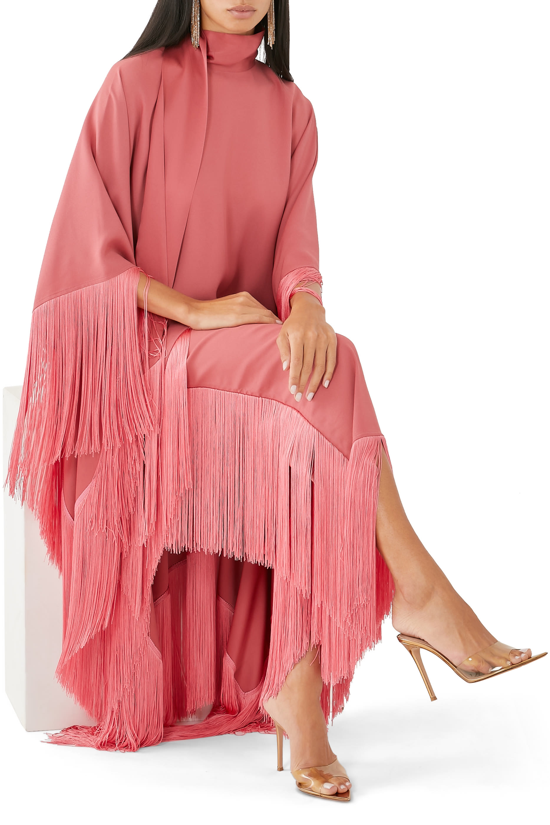 Elle 105 Plexi Leather Mules