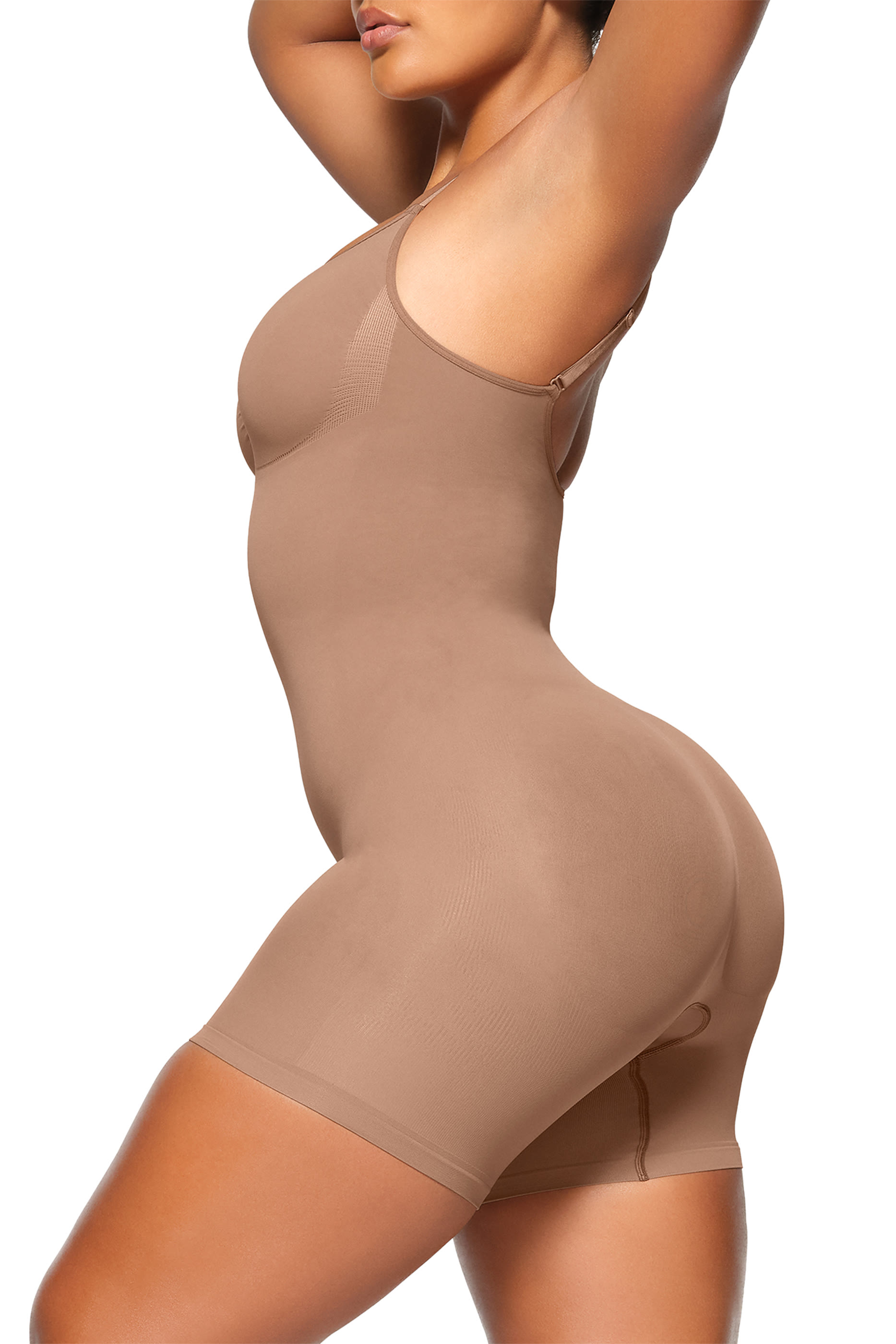  Seamless Sculpt Mid-Thigh Bodysuit 