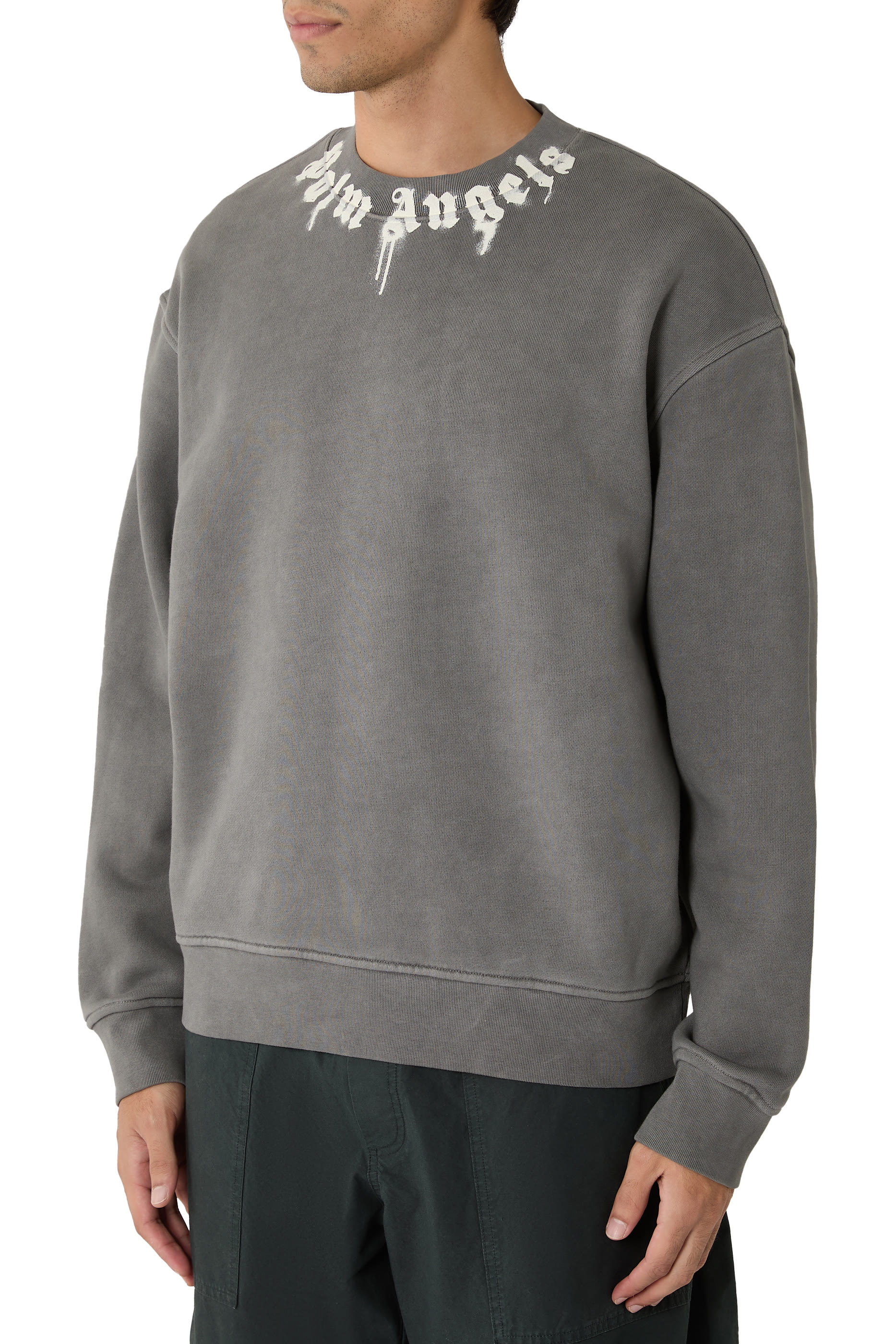Neck Logo Crewneck Sweatshirt