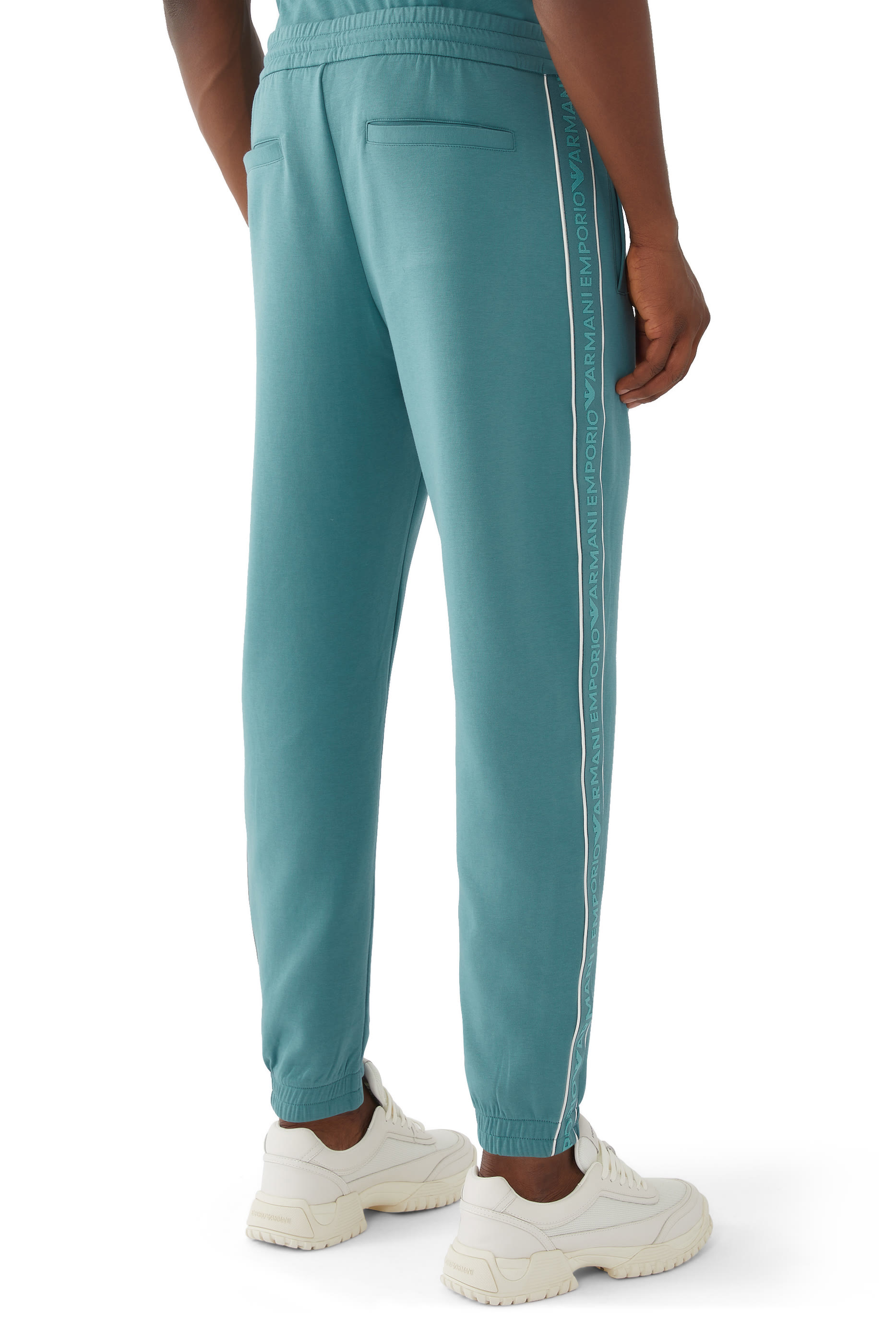 Logo Tape Double-Jersey Joggers