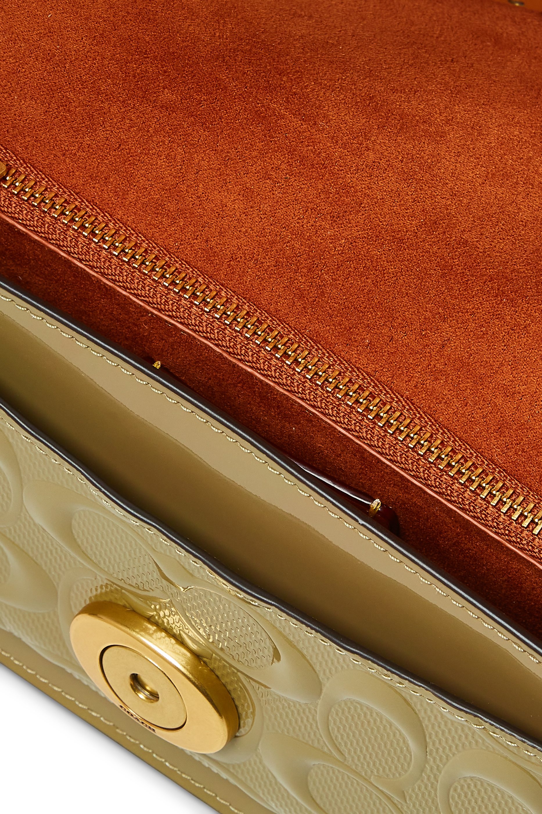 Tabby Signature Patent Leather Clutch Bag