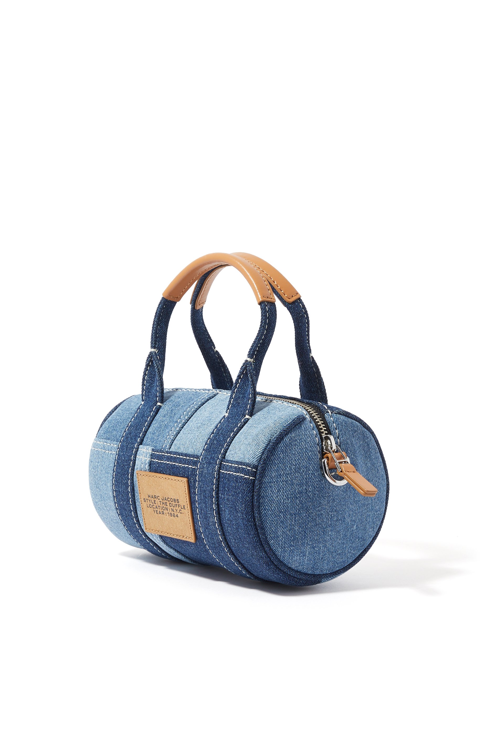 The Mini Duffle Bag in Denim