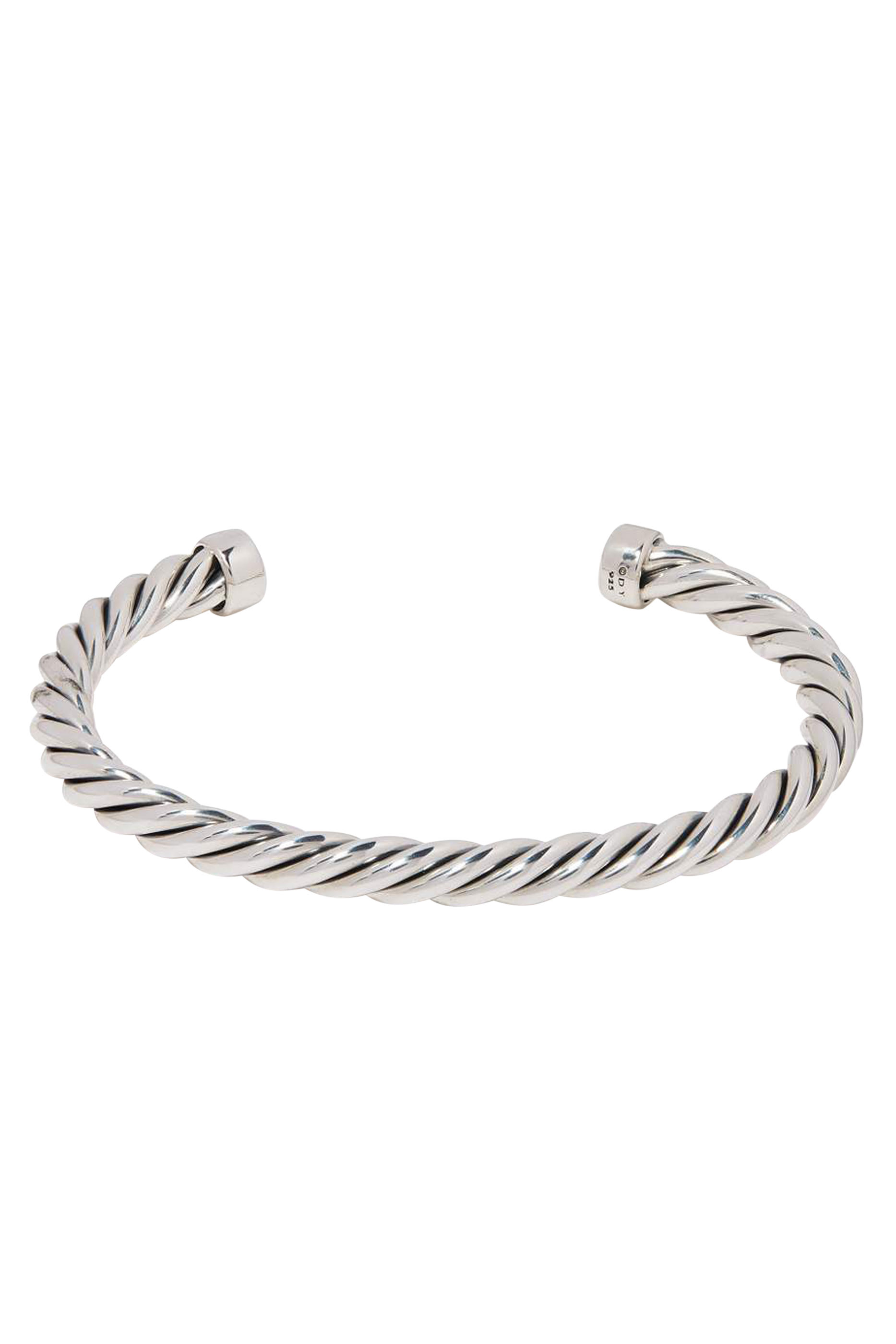 Cable Classic Black Diamonds Cuff Bracelet