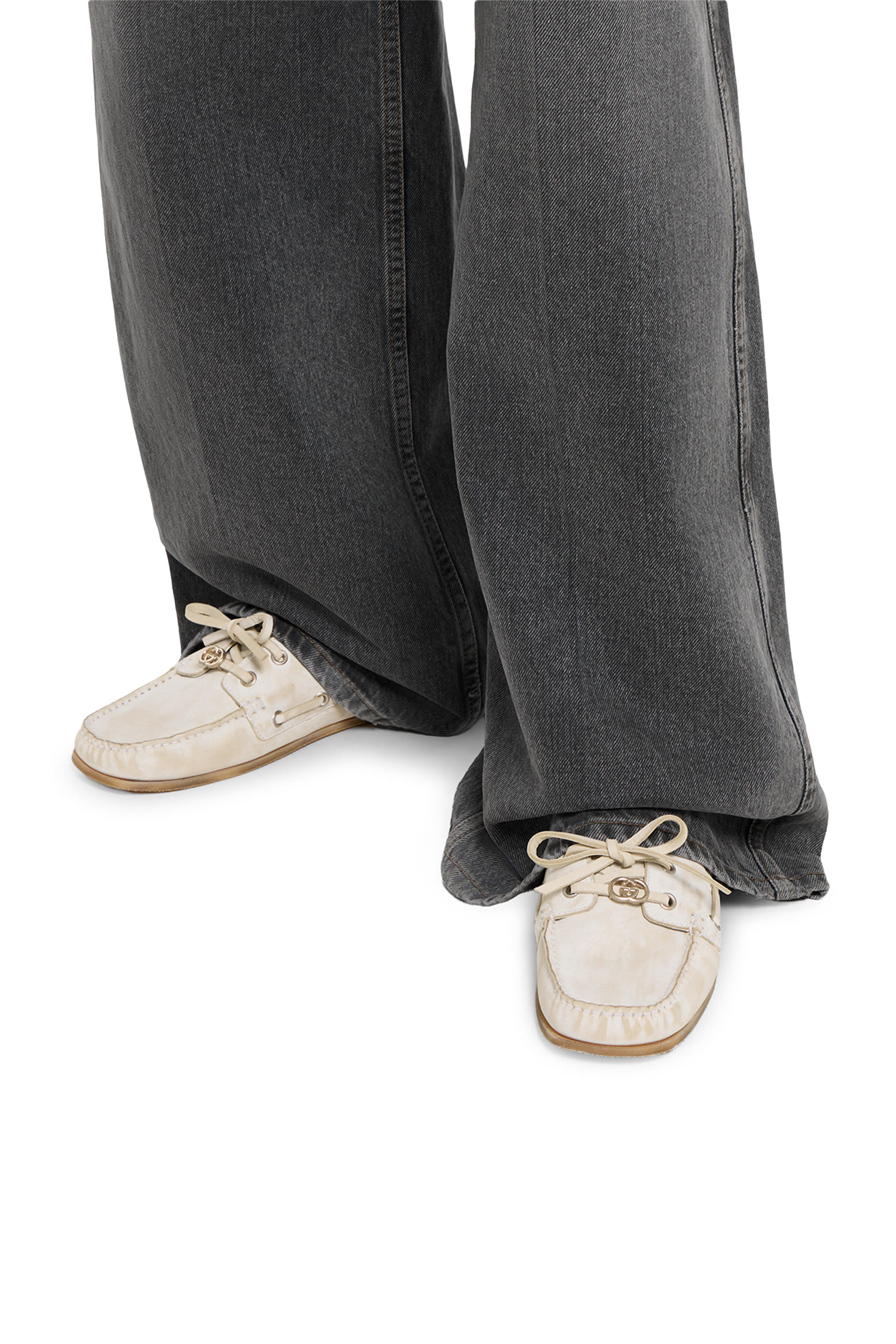 Interlocking G Detail Boat Shoes