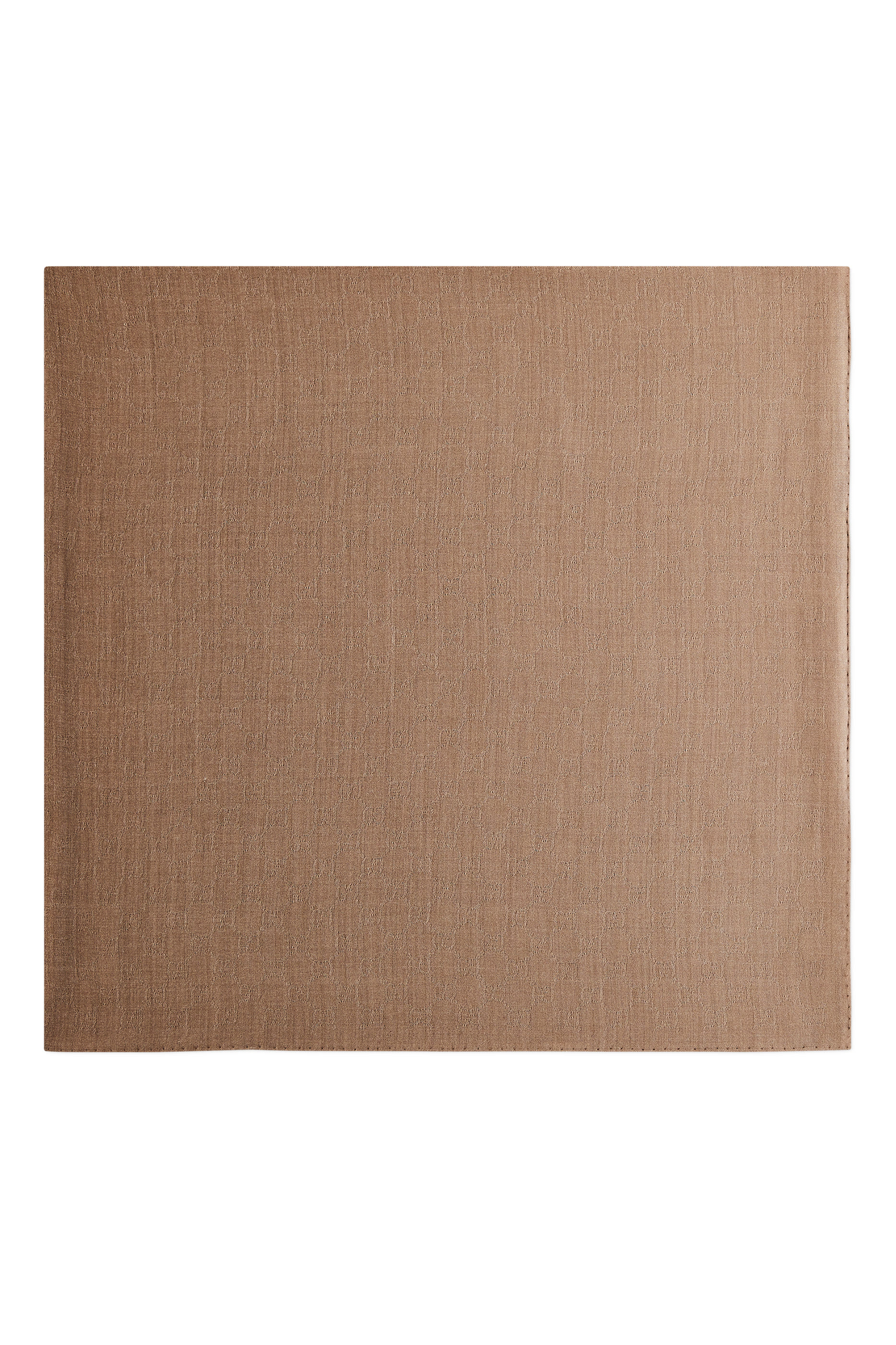 GG Wool Silk Jacquard Shawl