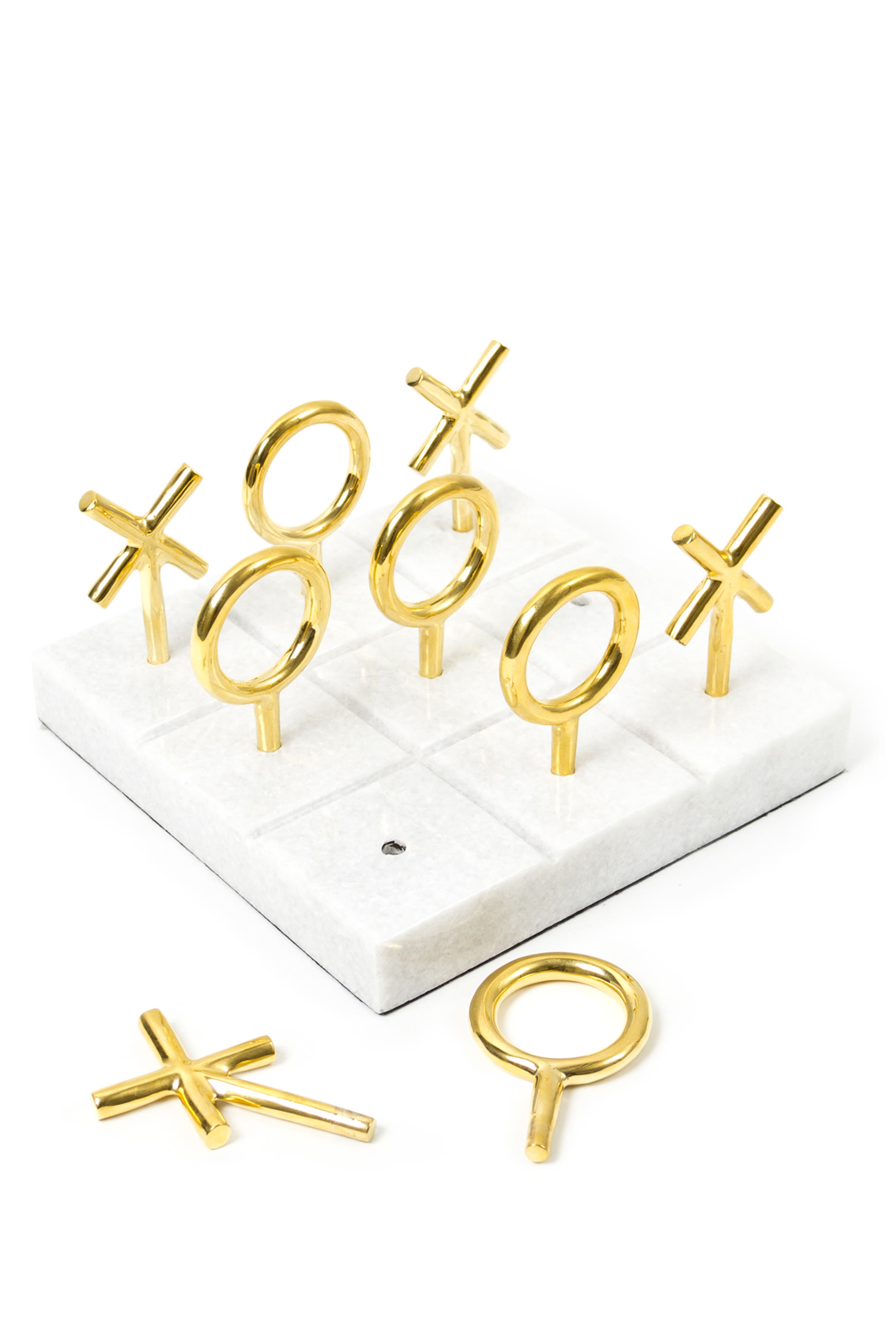 Brass Tic Tac Toe Set