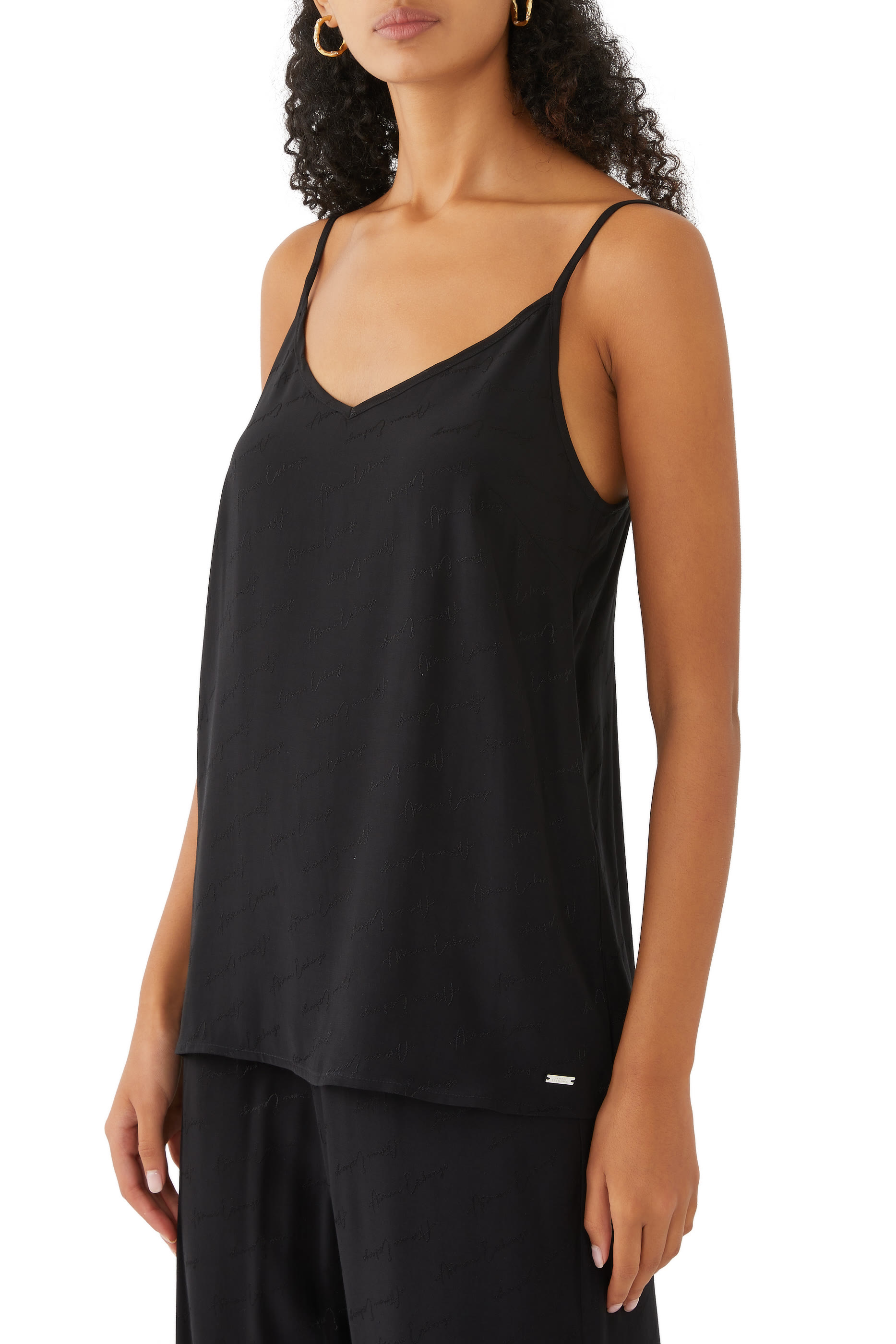 V Neck Sleeveless Top