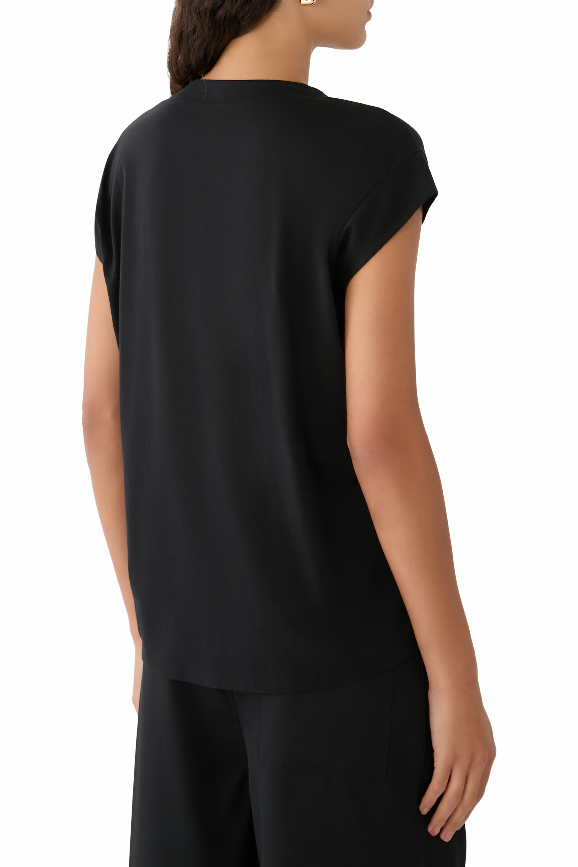 Le Mid Rise V Neck T-shirt
