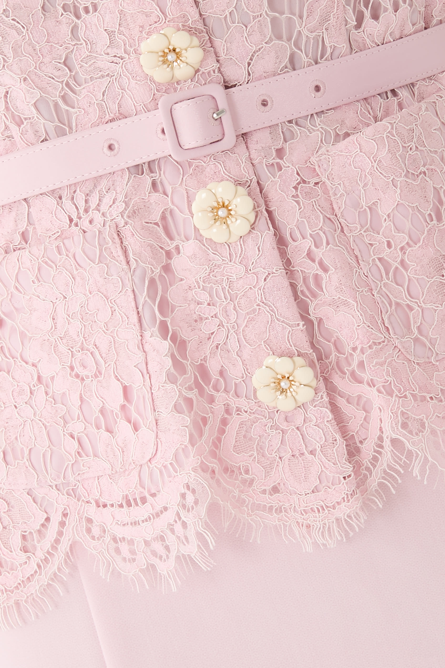 Tailored Lace Midi Dress