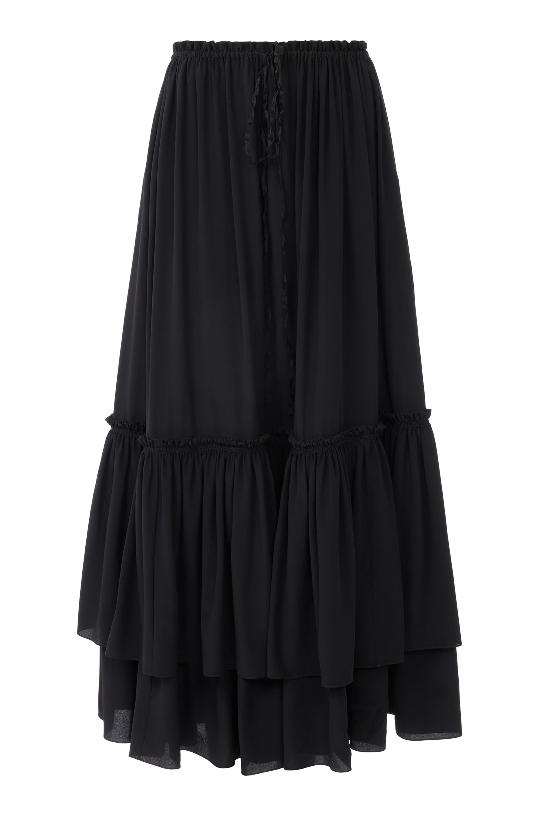 Long Ruffled Skirt