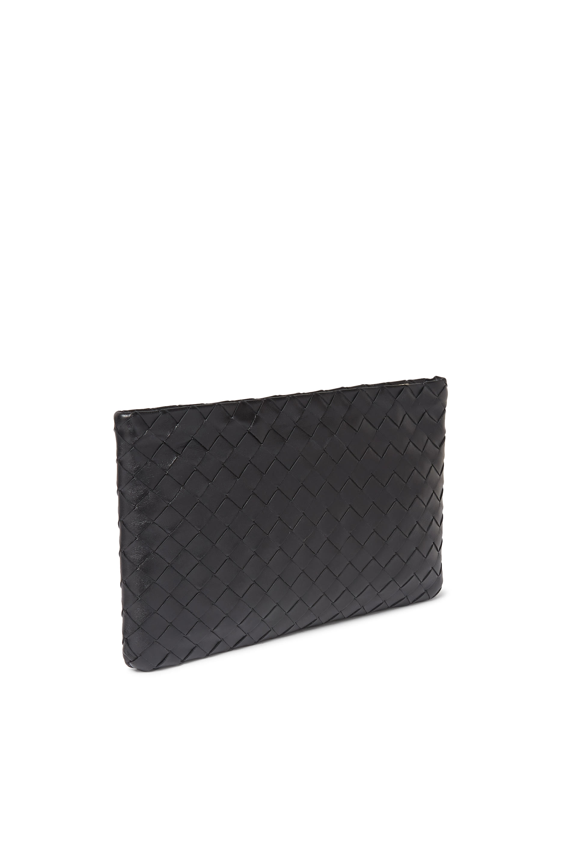 Medium Intrecciato Leather Pouch