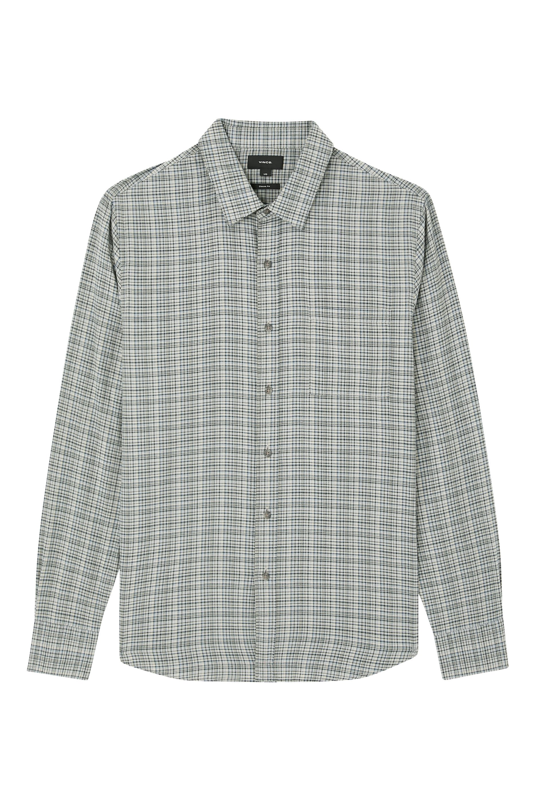 Highclere Plaid Cotton Button-Front Shirt