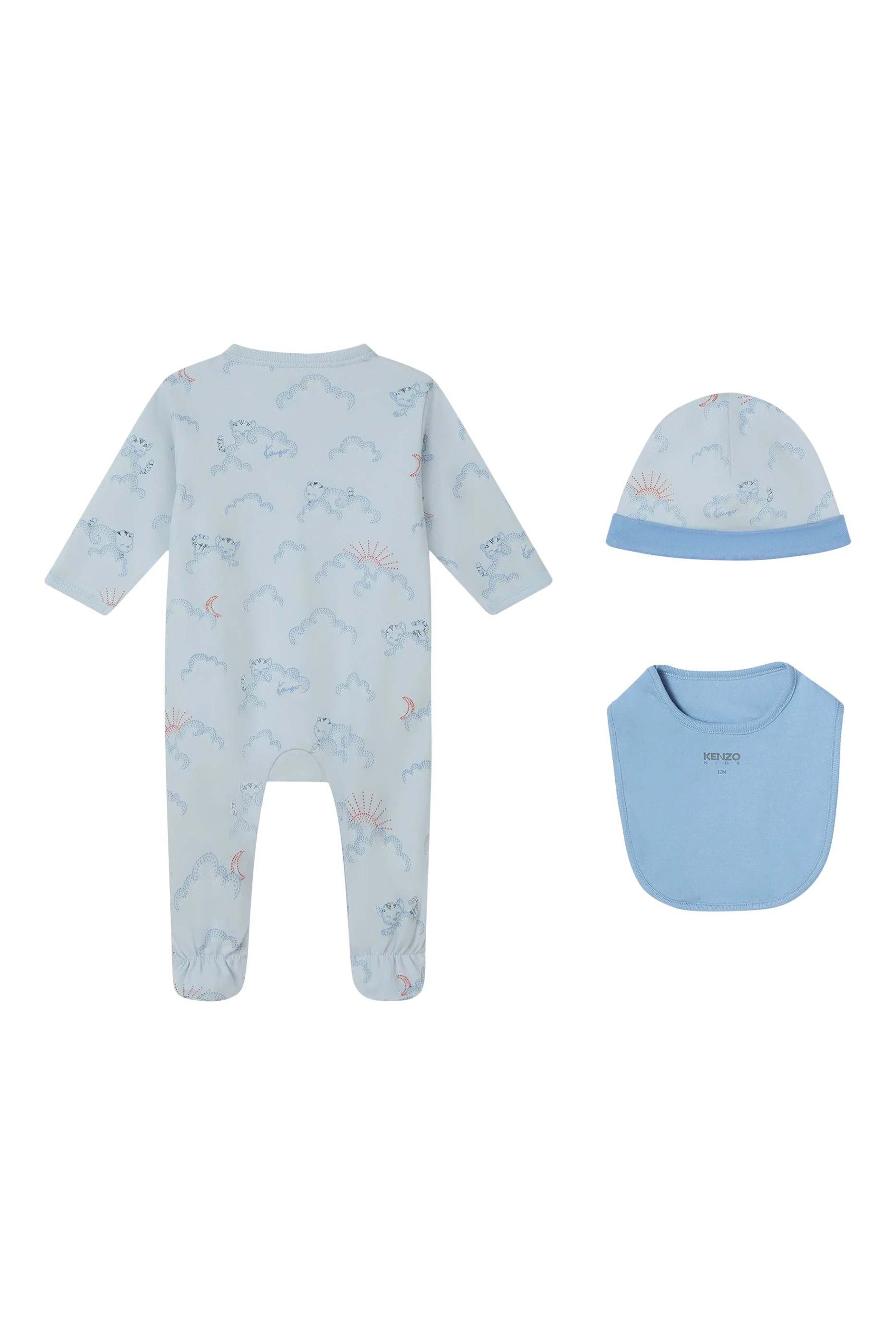 Kids Pajama Bib Hat Set