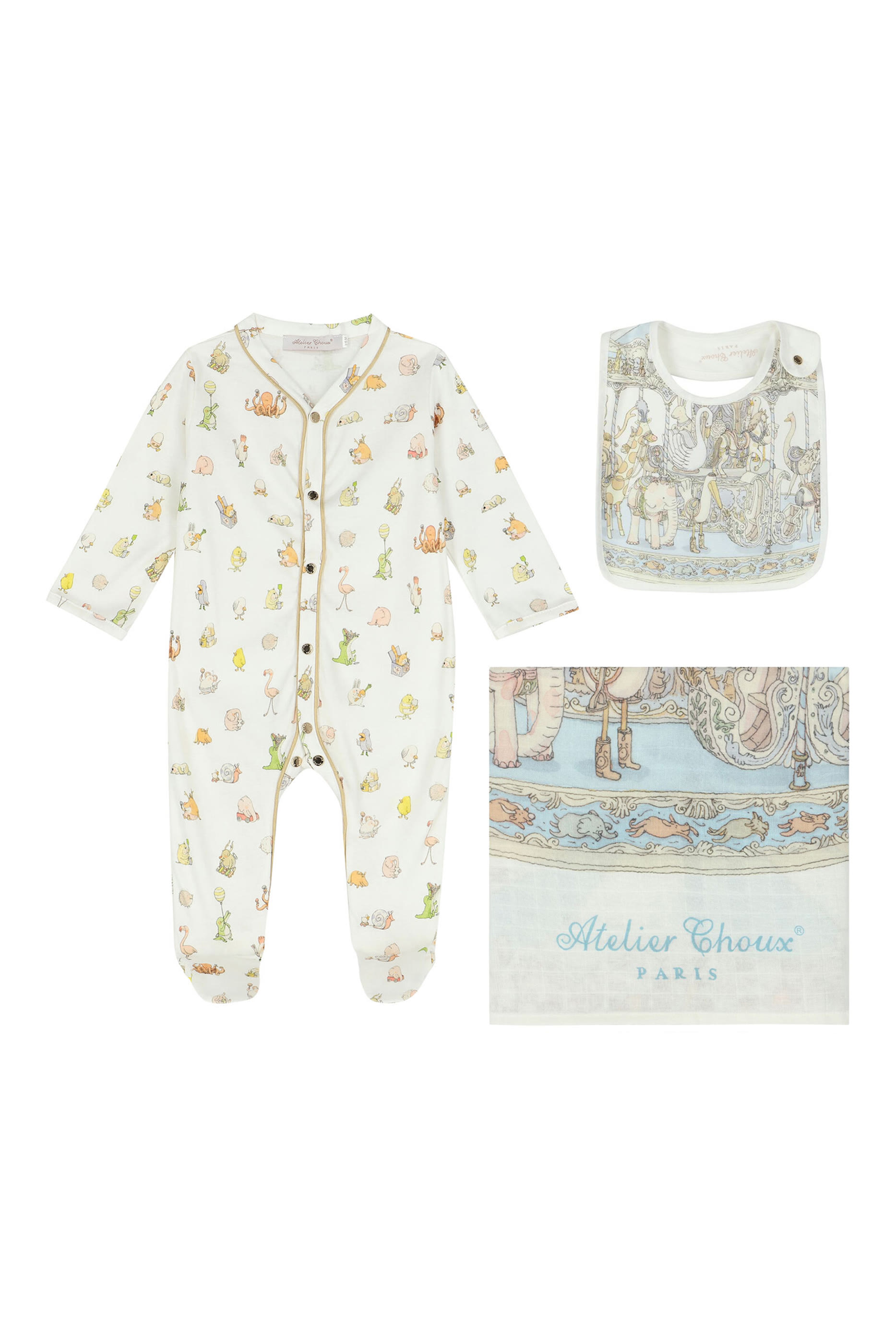 Kids Carousel Organic Cotton Set