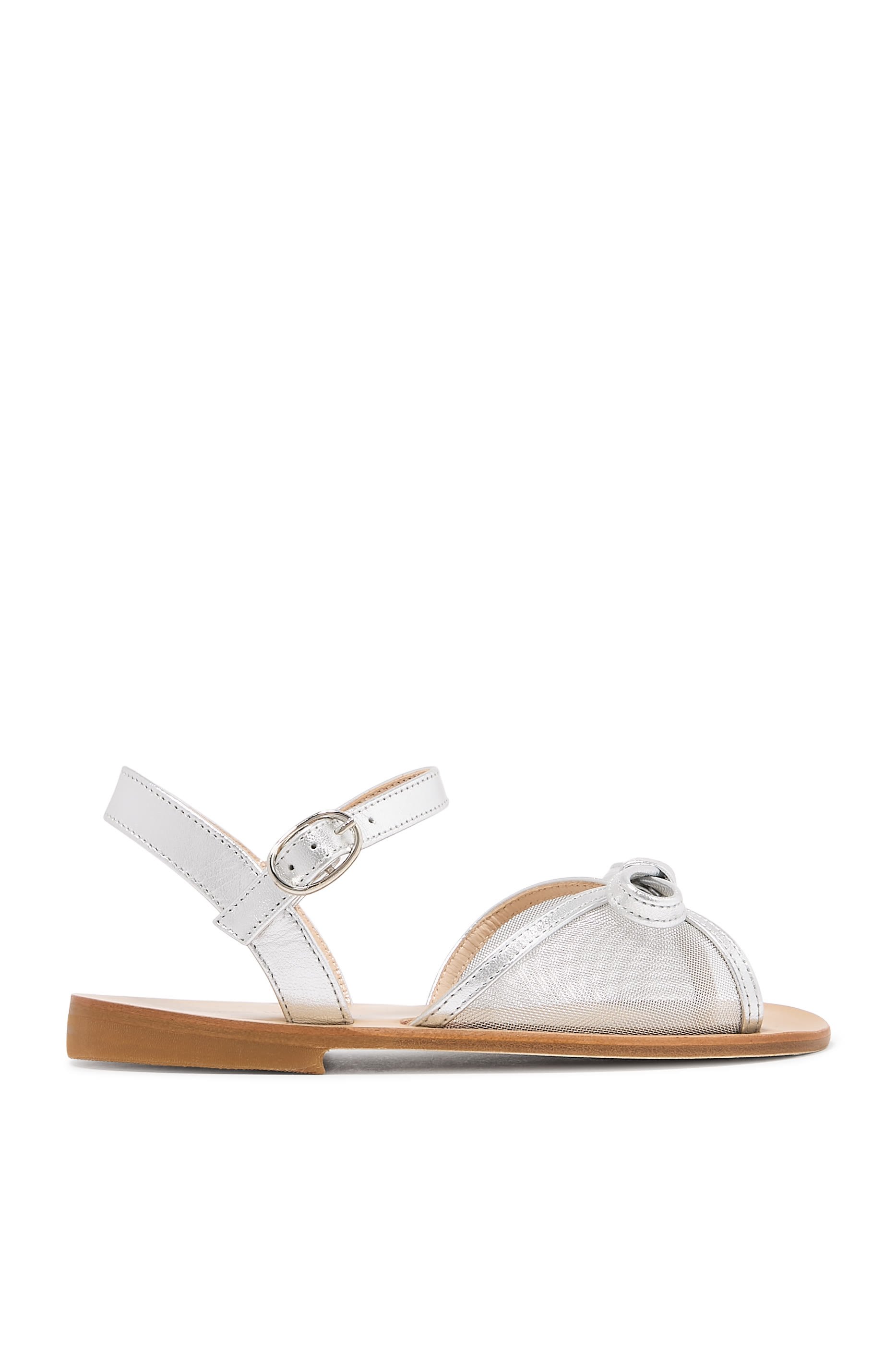 Kids Kay Mini Mesh Metallic Sandals