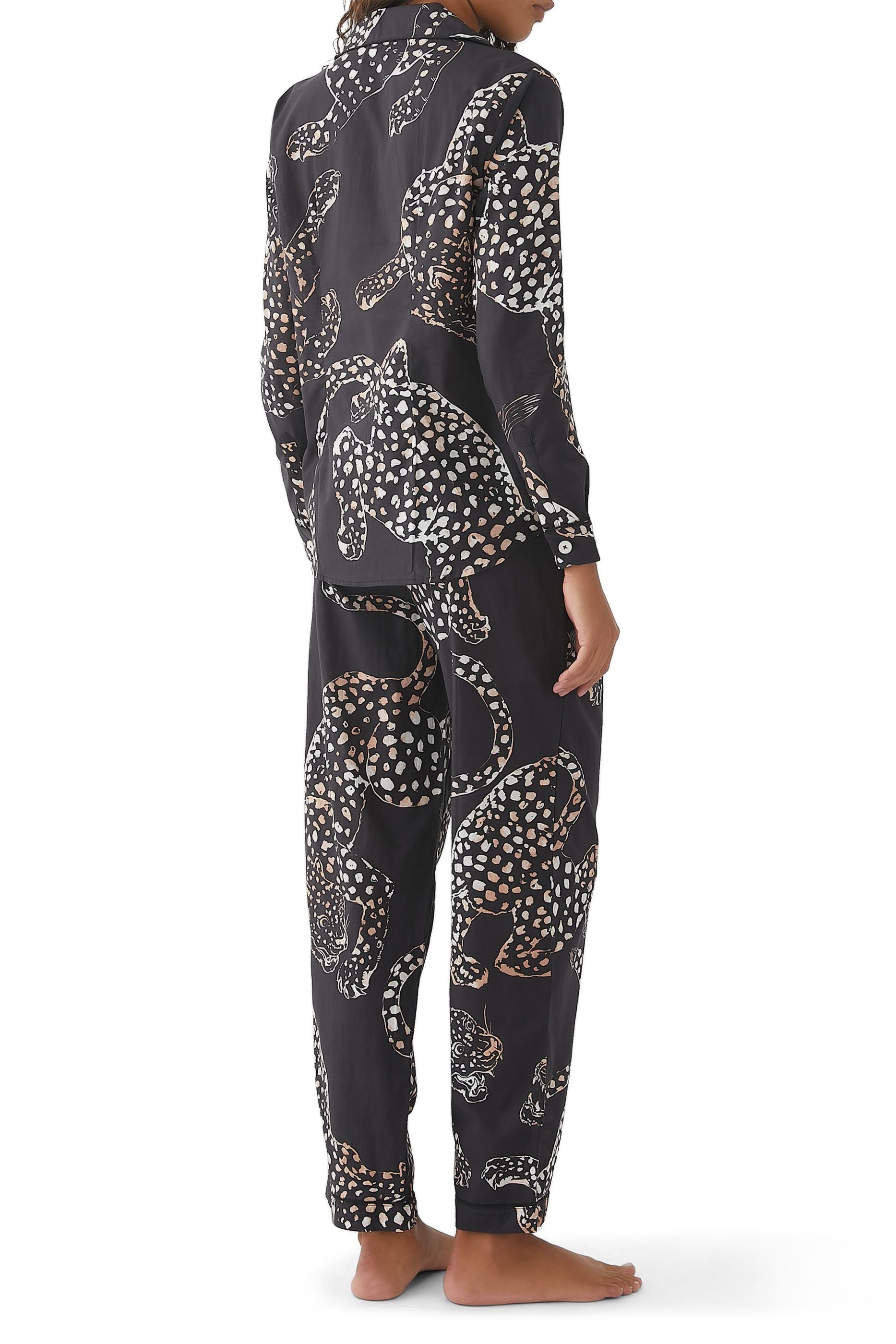 Jaguar Print Pajama Set