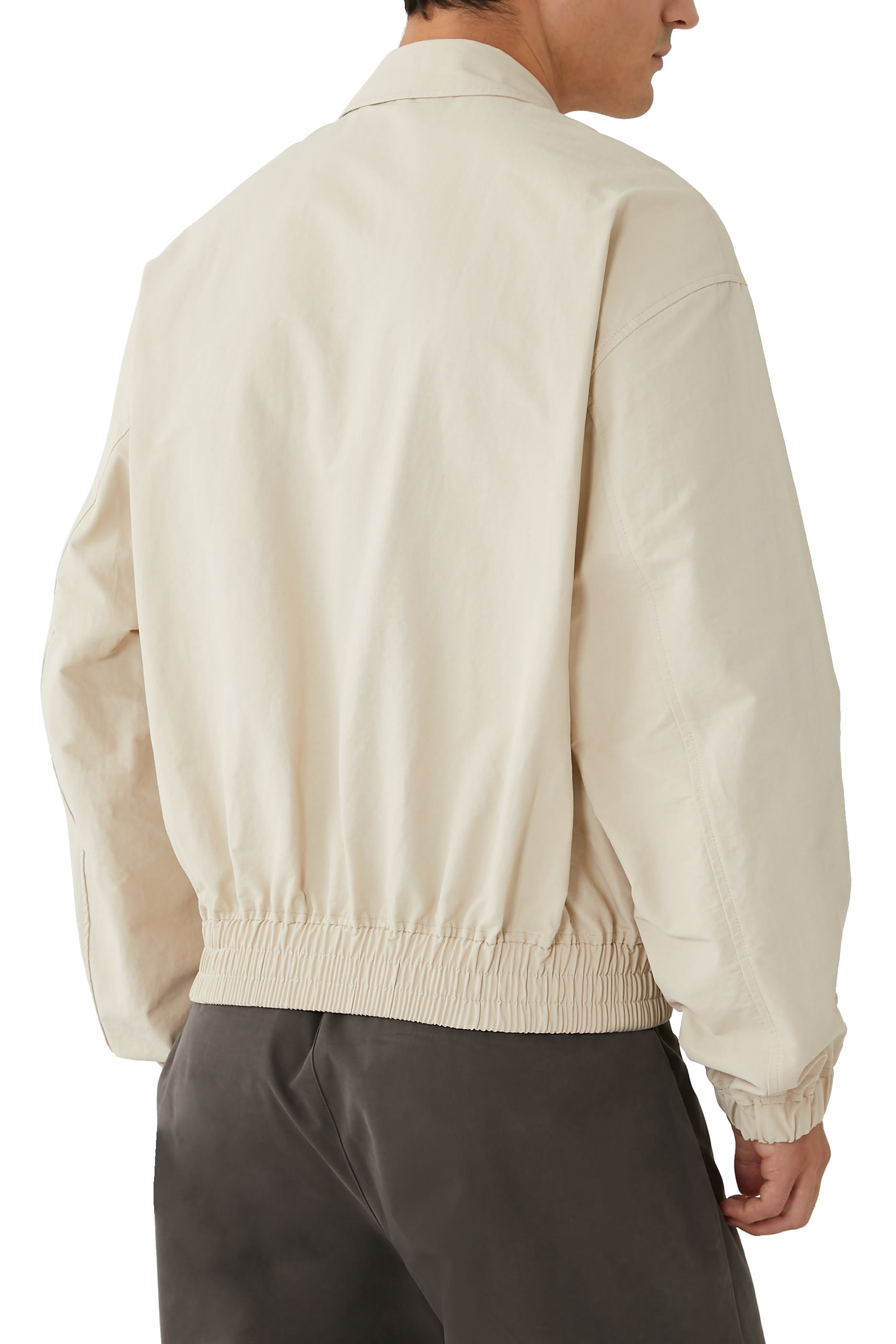 Cotton-Blend Bomber Jacket