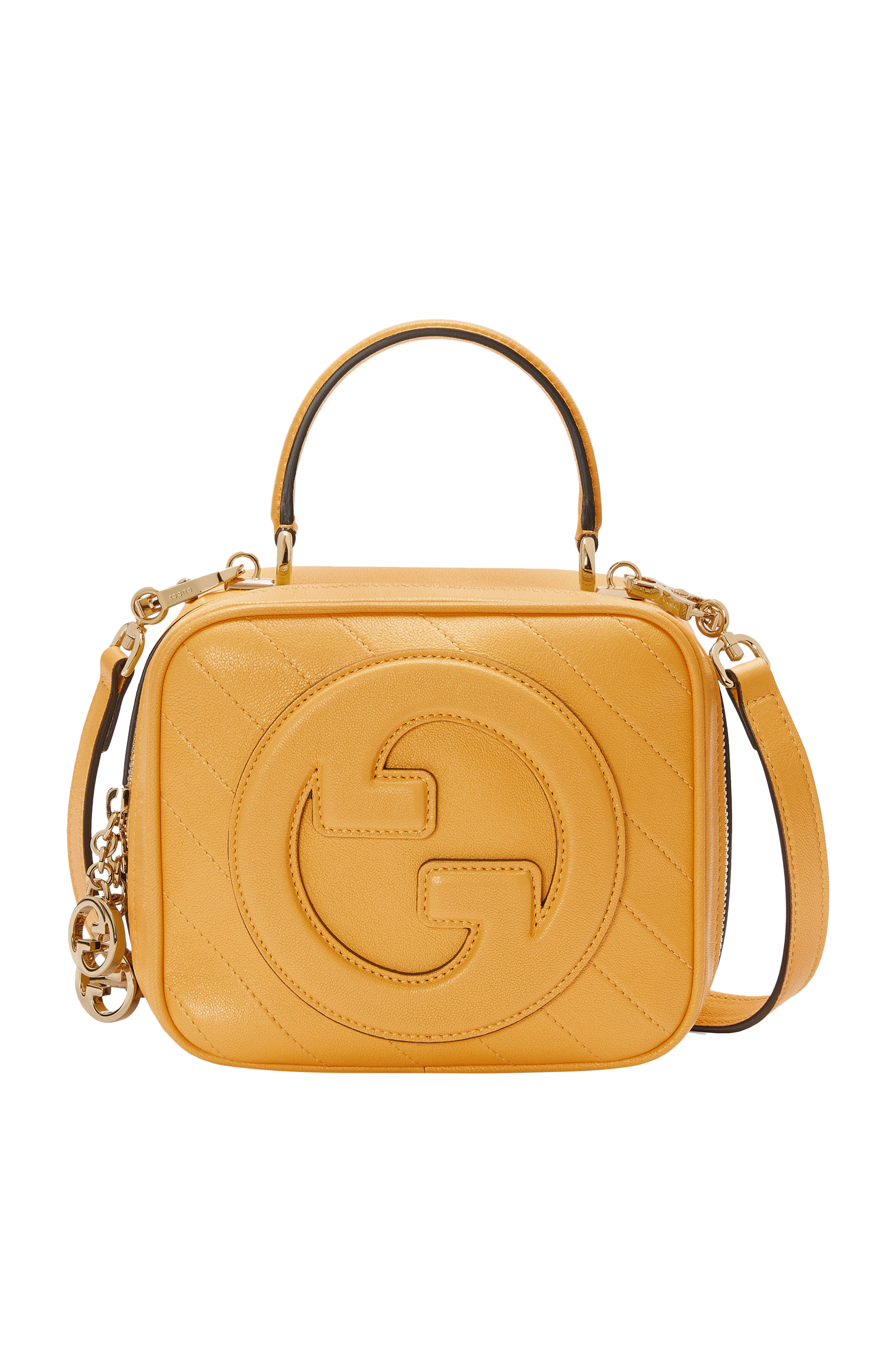 Blondie Small Leather Top Handle Bag