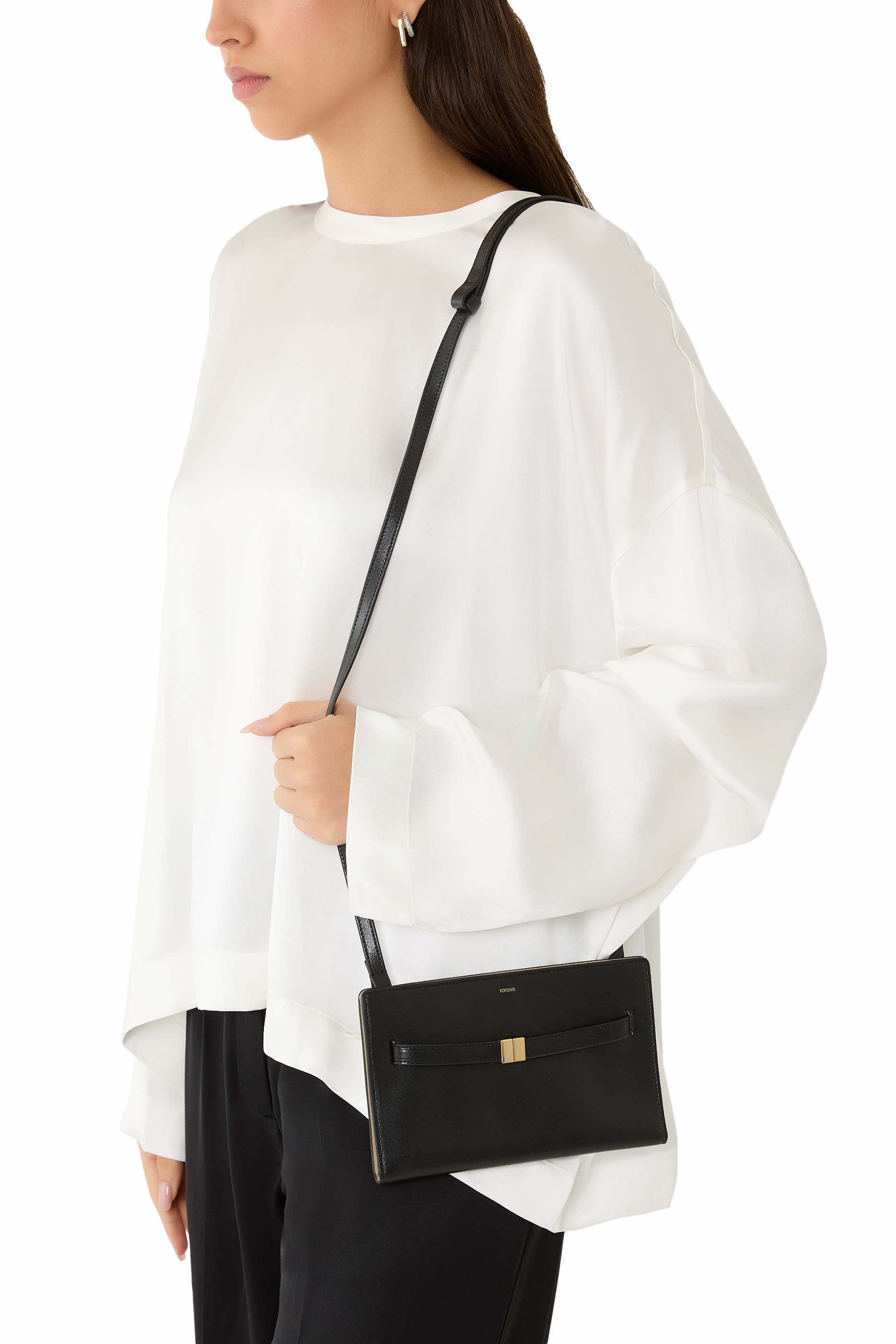  Belted Leather Crossbody Bag 